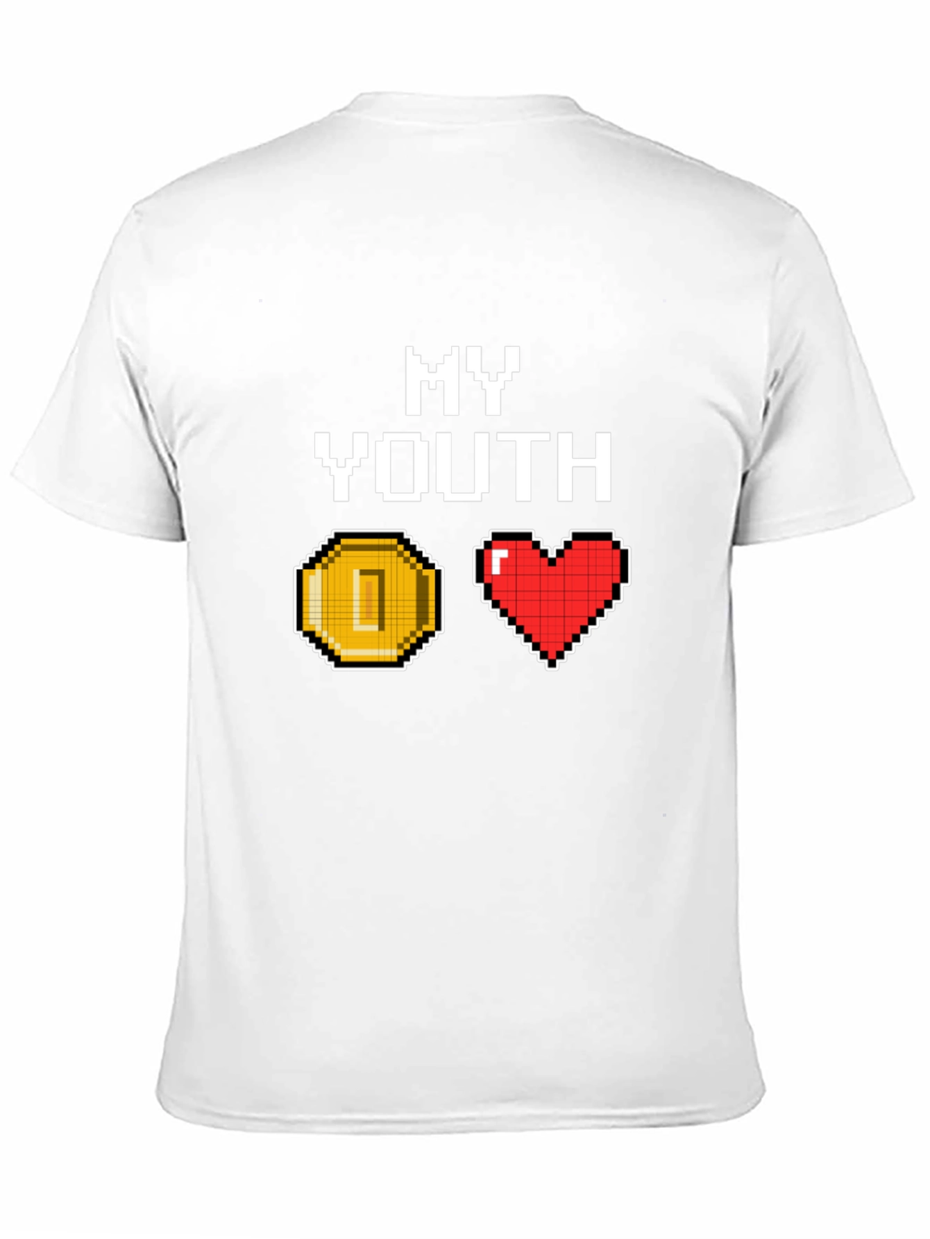 My Youth Pixel Art T-Shirt - Gamer Nostalgia