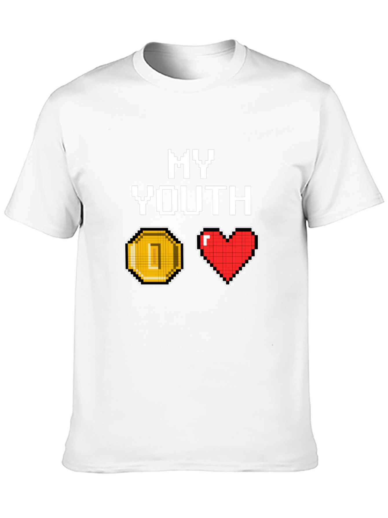 My Youth Pixel Art T-Shirt - Gamer Nostalgia