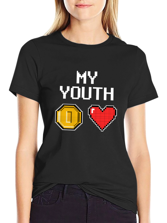 My Youth Pixel Art T-Shirt - Gamer Nostalgia