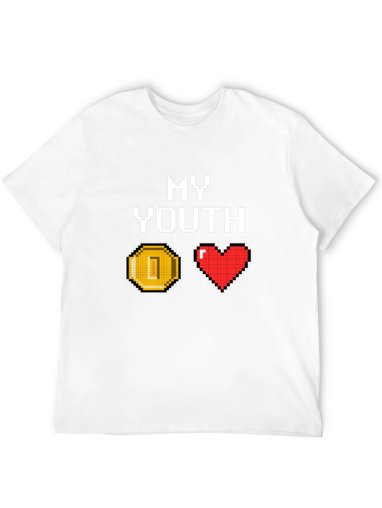 My Youth Pixel Art T-Shirt - Gamer Nostalgia