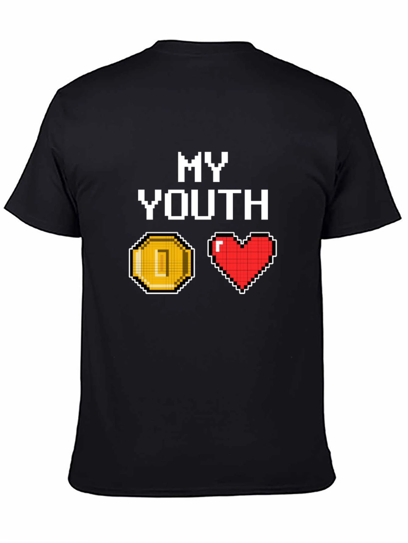 My Youth Pixel Art T-Shirt - Gamer Nostalgia