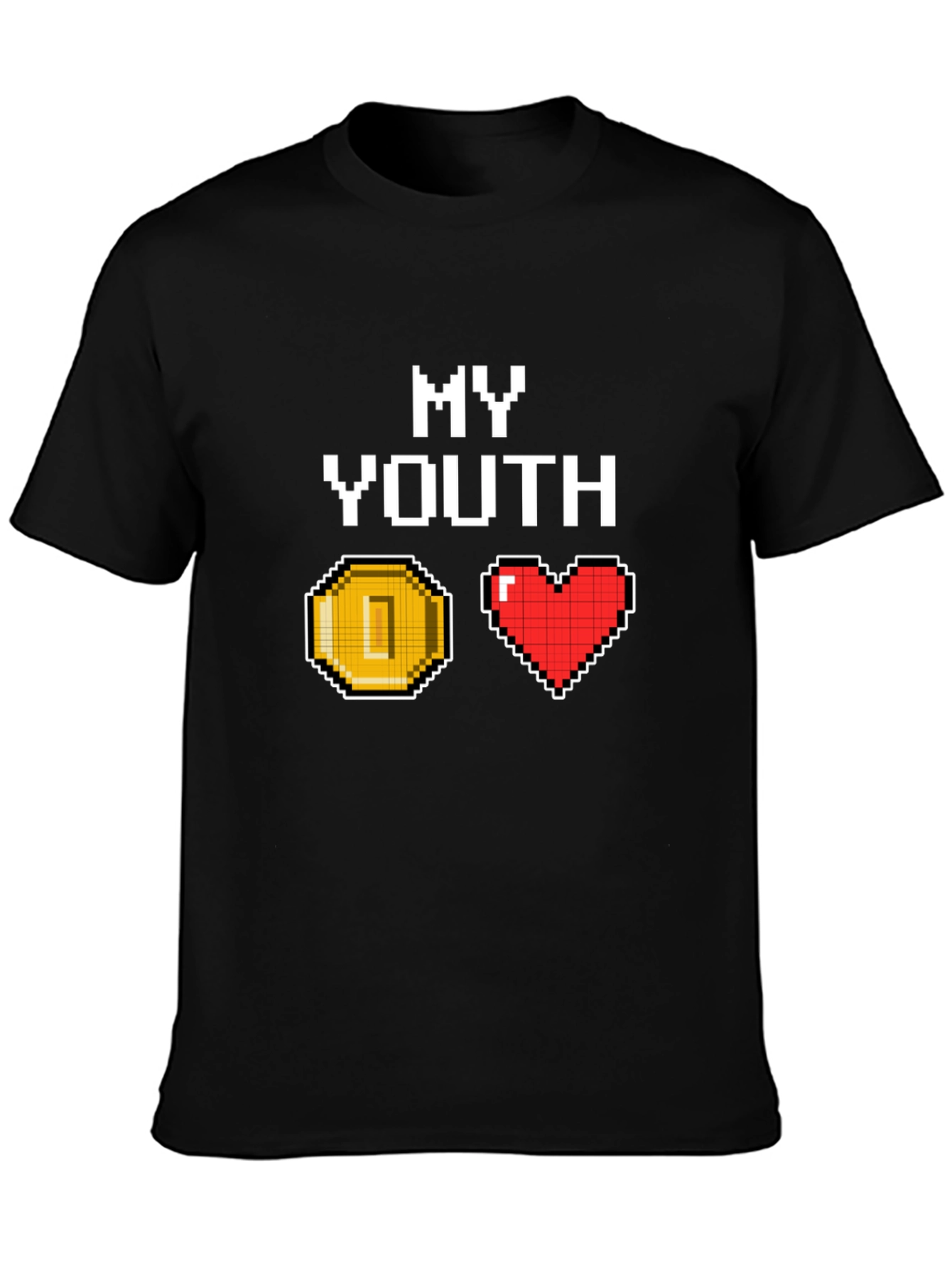 My Youth Pixel Art T-Shirt - Gamer Nostalgia