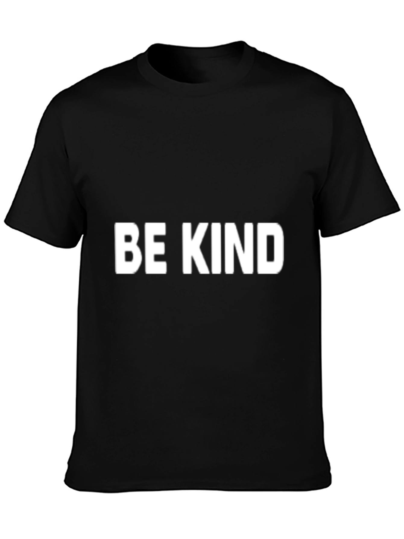 Be Kind Graphic T-Shirt - Black Crew Neck Tee