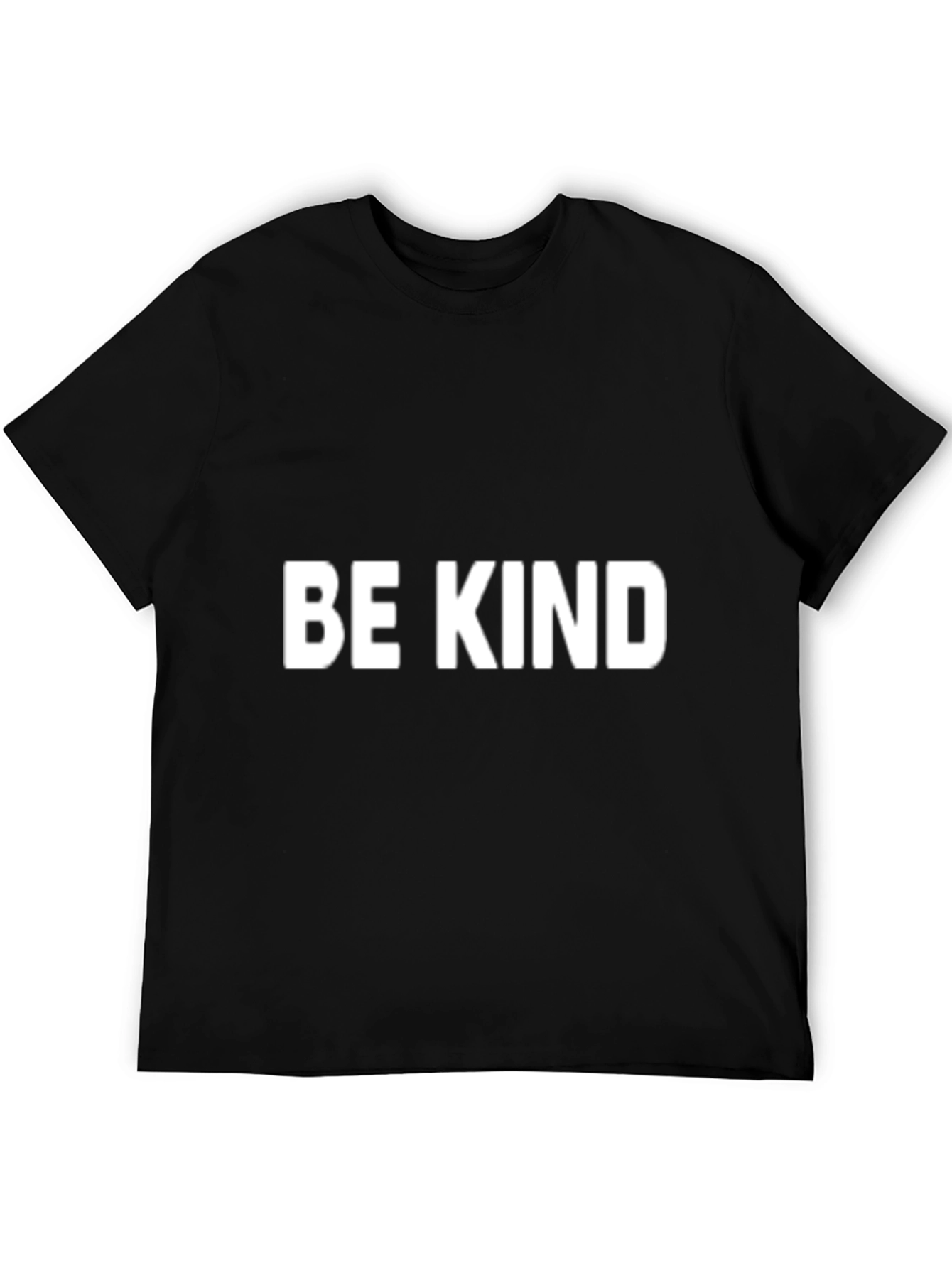 Be Kind Graphic T-Shirt - Black Crew Neck Tee