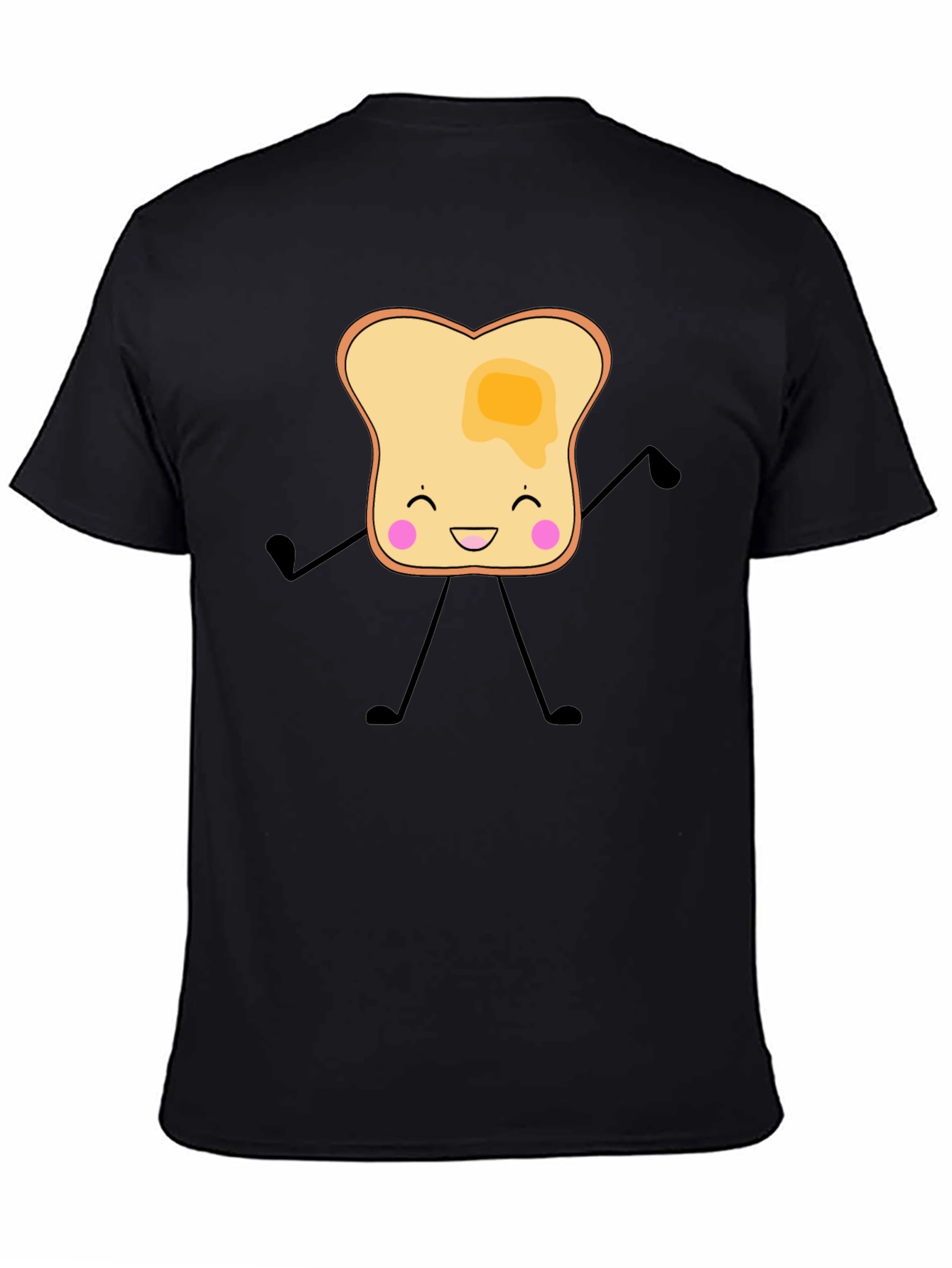 Toast Cartoon Graphic T-Shirt