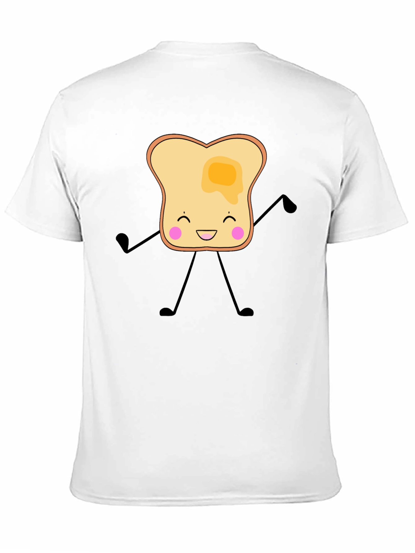 Toast Cartoon Graphic T-Shirt