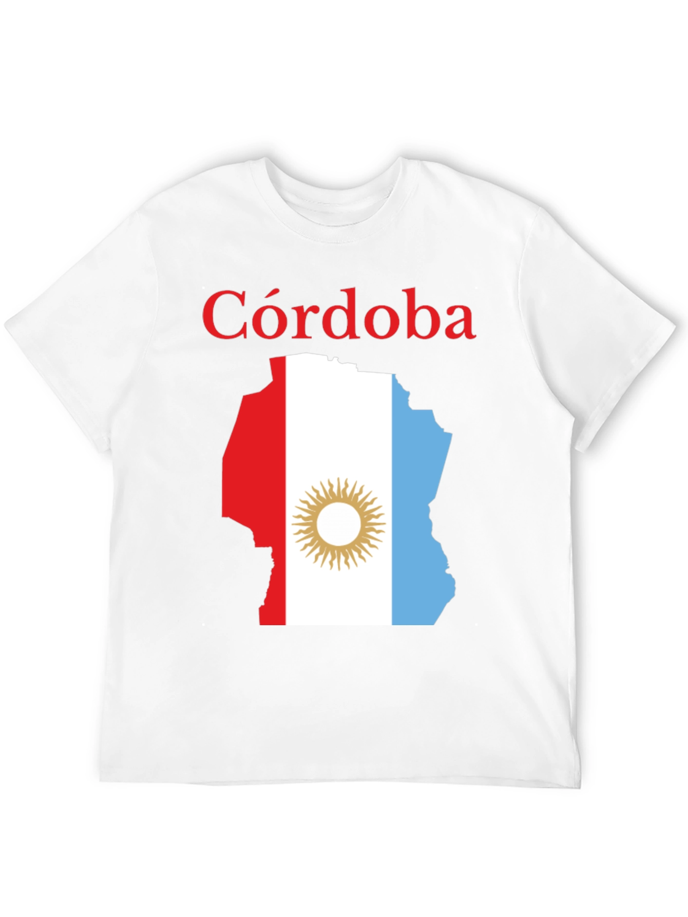 Córdoba Argentina Map Graphic Tee