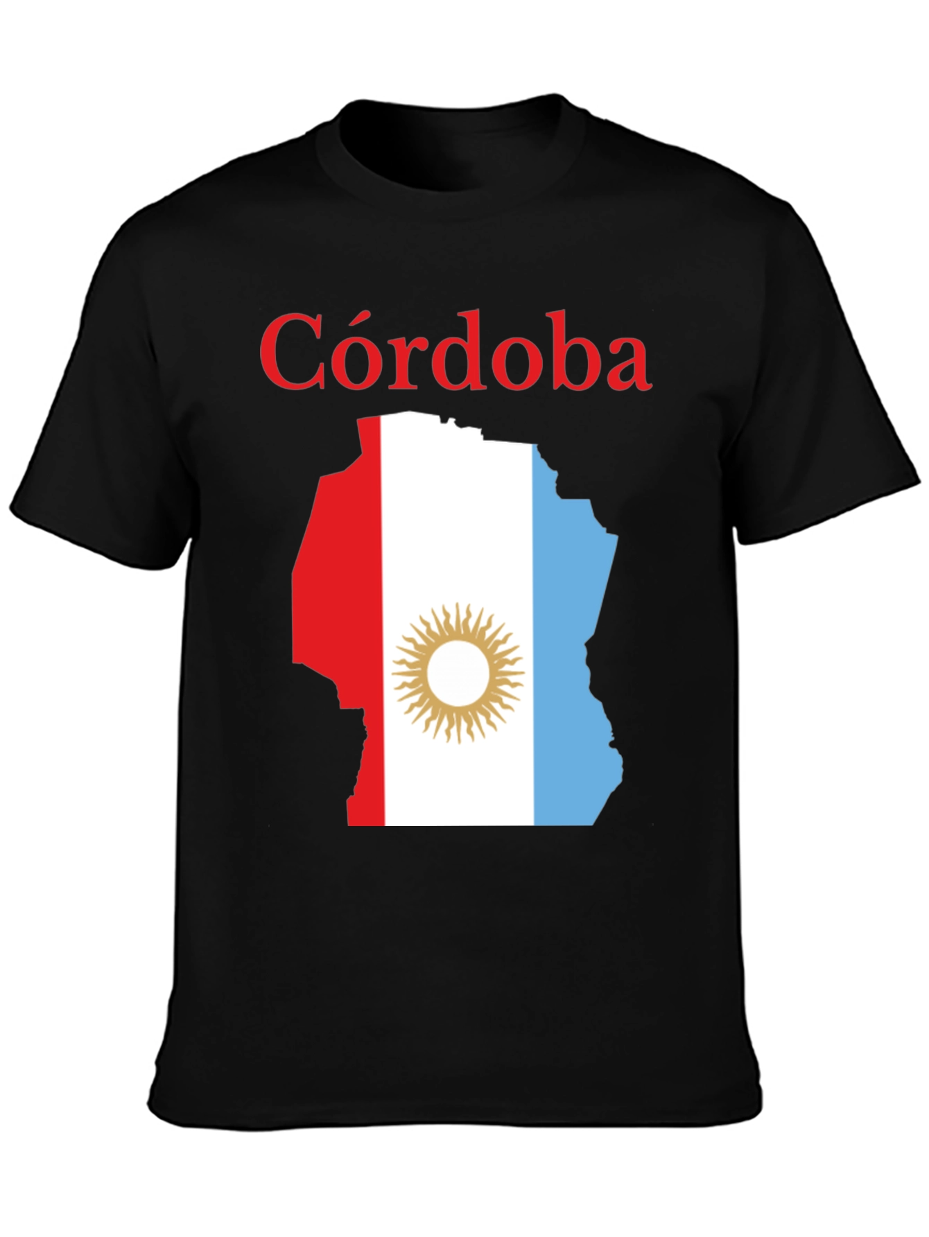 Córdoba Argentina Map Graphic Tee