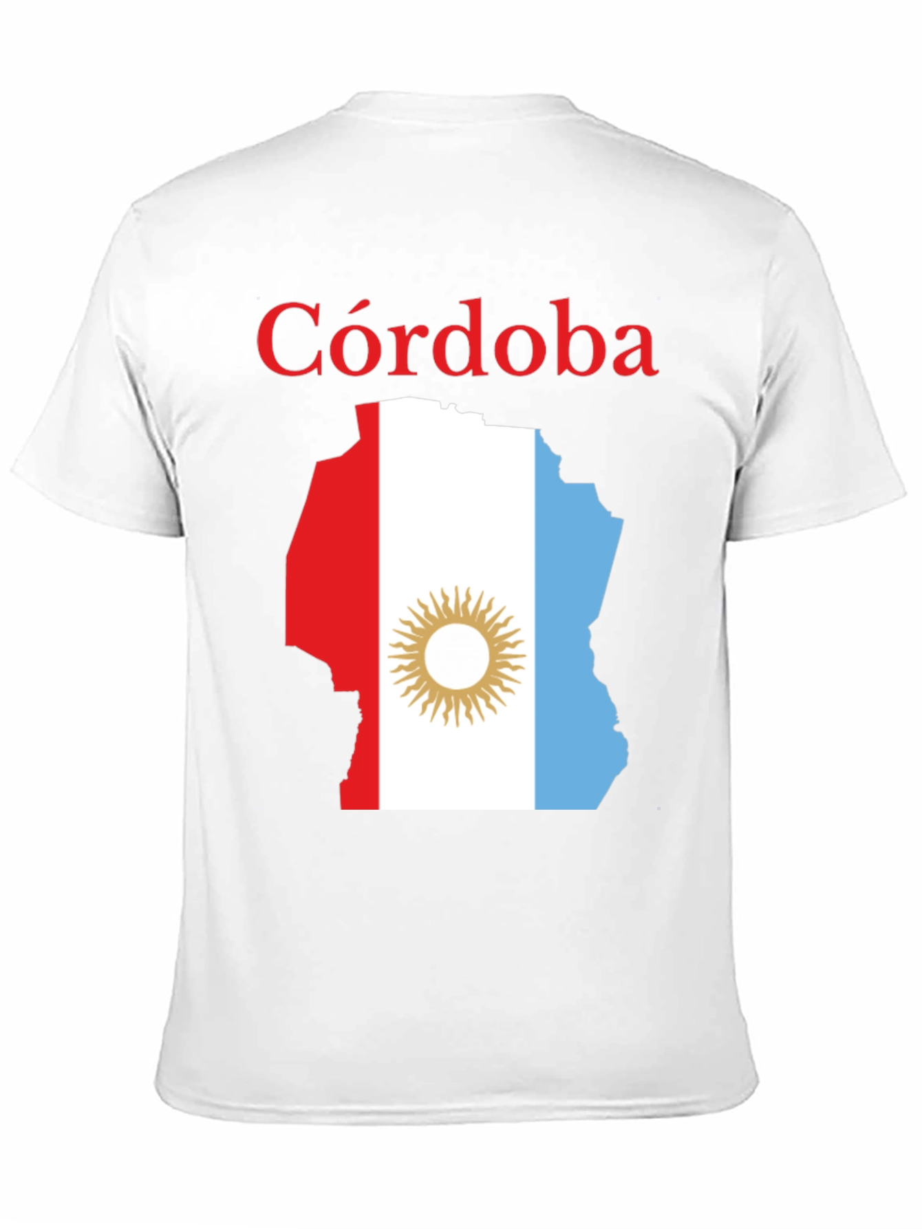 Córdoba Argentina Map Graphic Tee