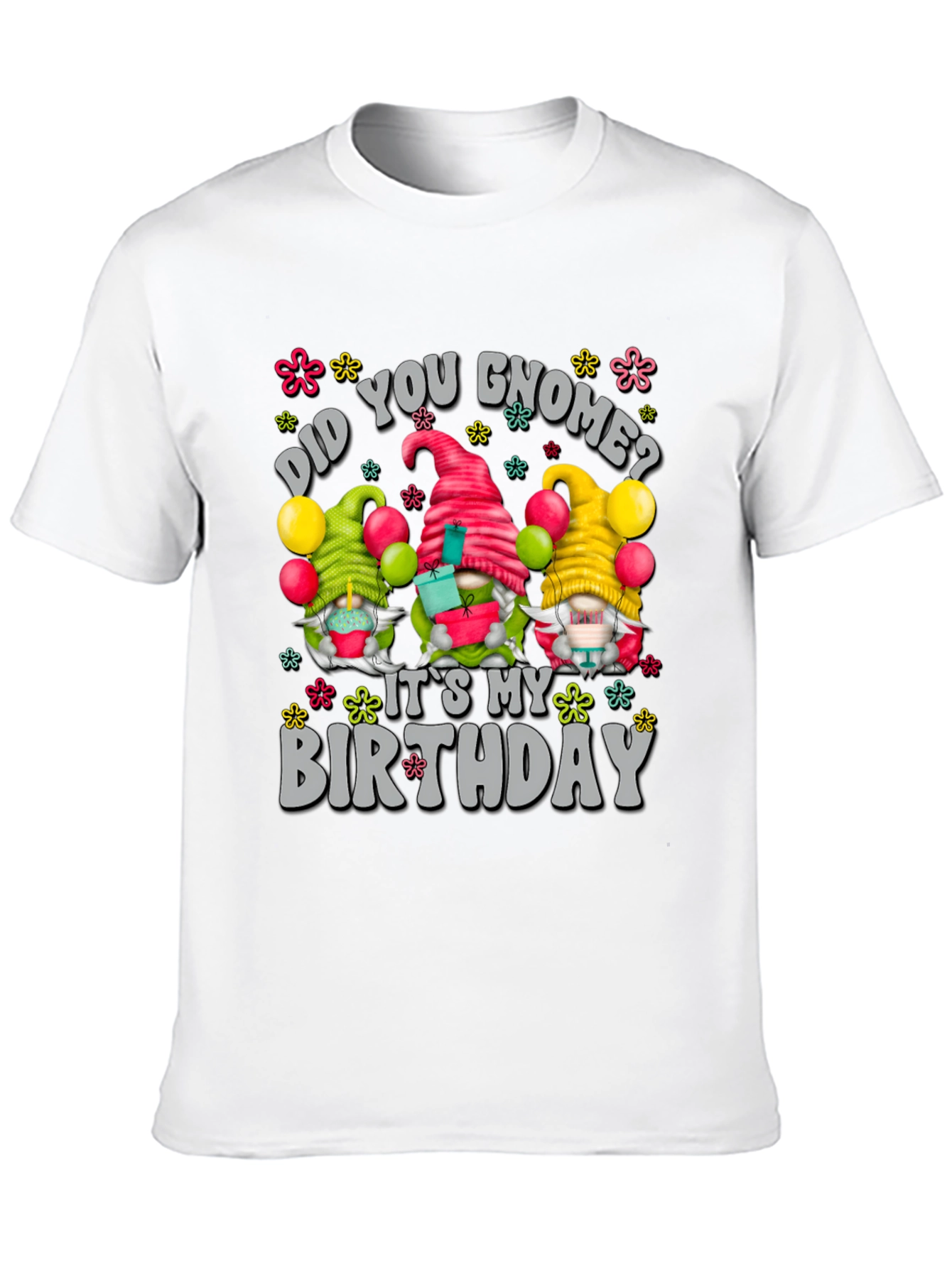 Did You Gnome? Birthday T-Shirt