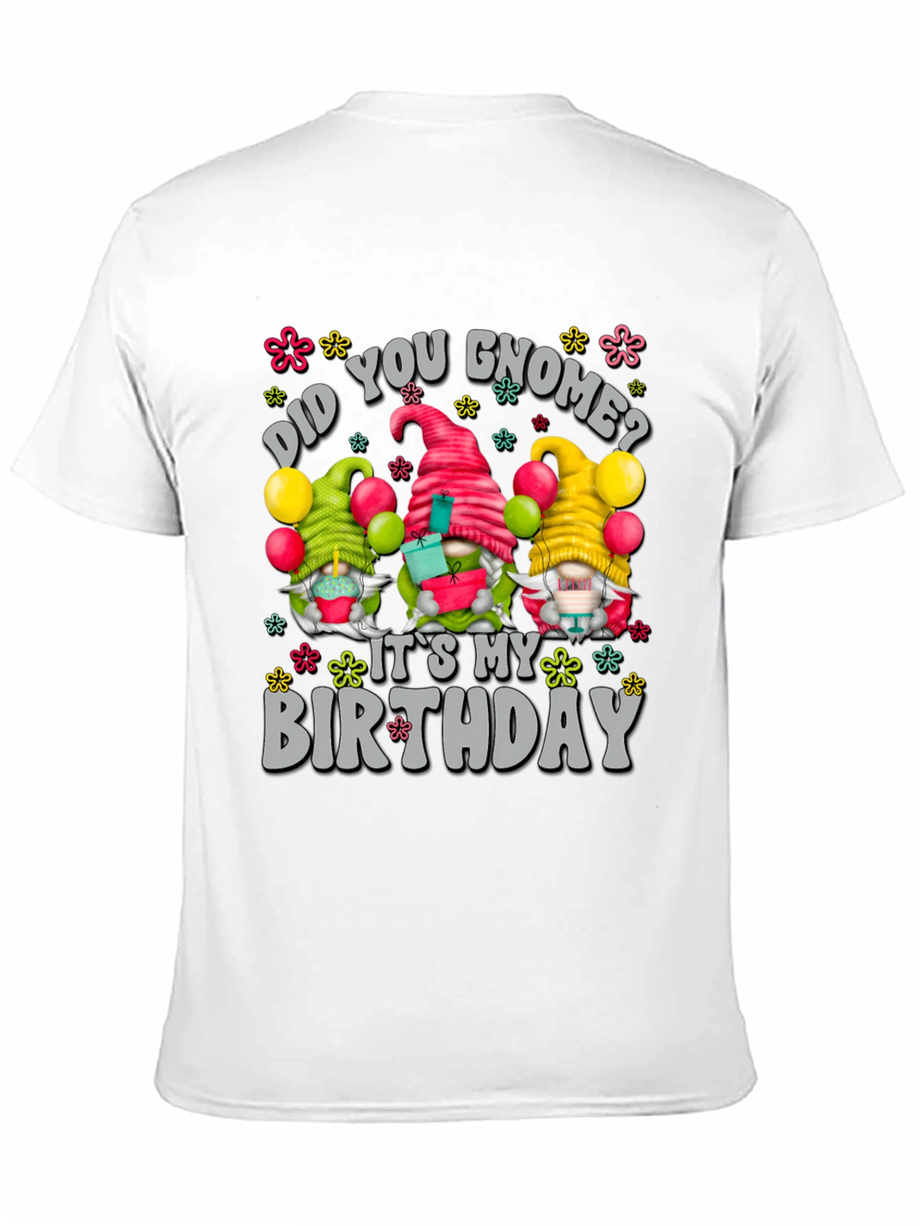 Did You Gnome? Birthday T-Shirt