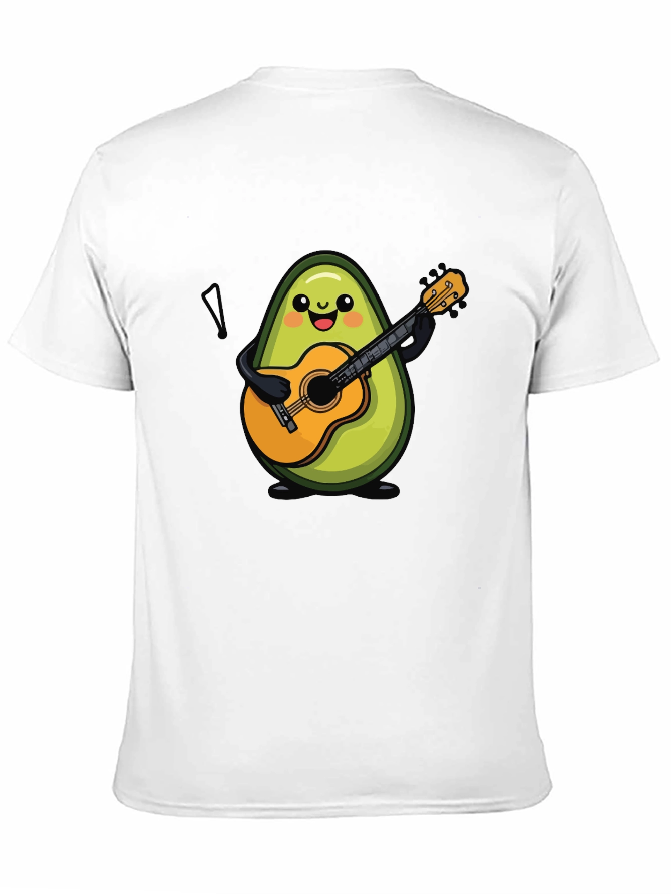 Avocado Guitar Player T-Shirt - Unique & Fun Design