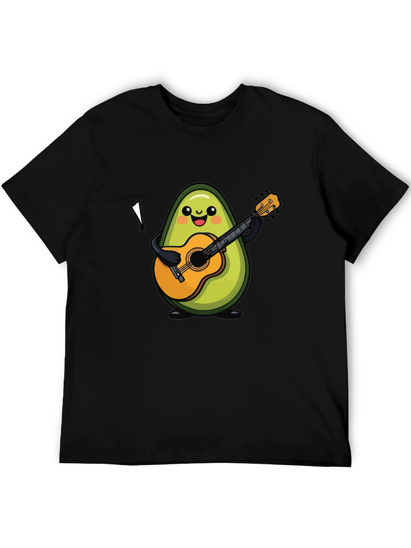 Avocado Guitar Player T-Shirt - Unique & Fun Design