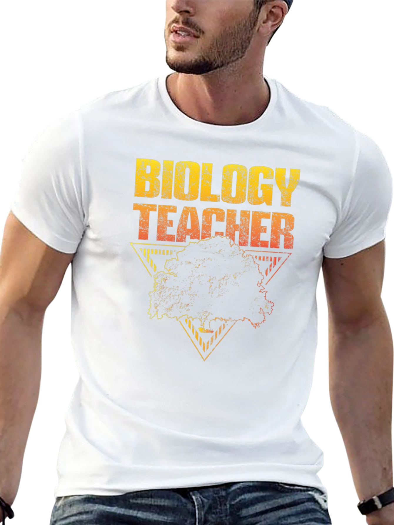 Biology Teacher Tree Graphic T-Shirt