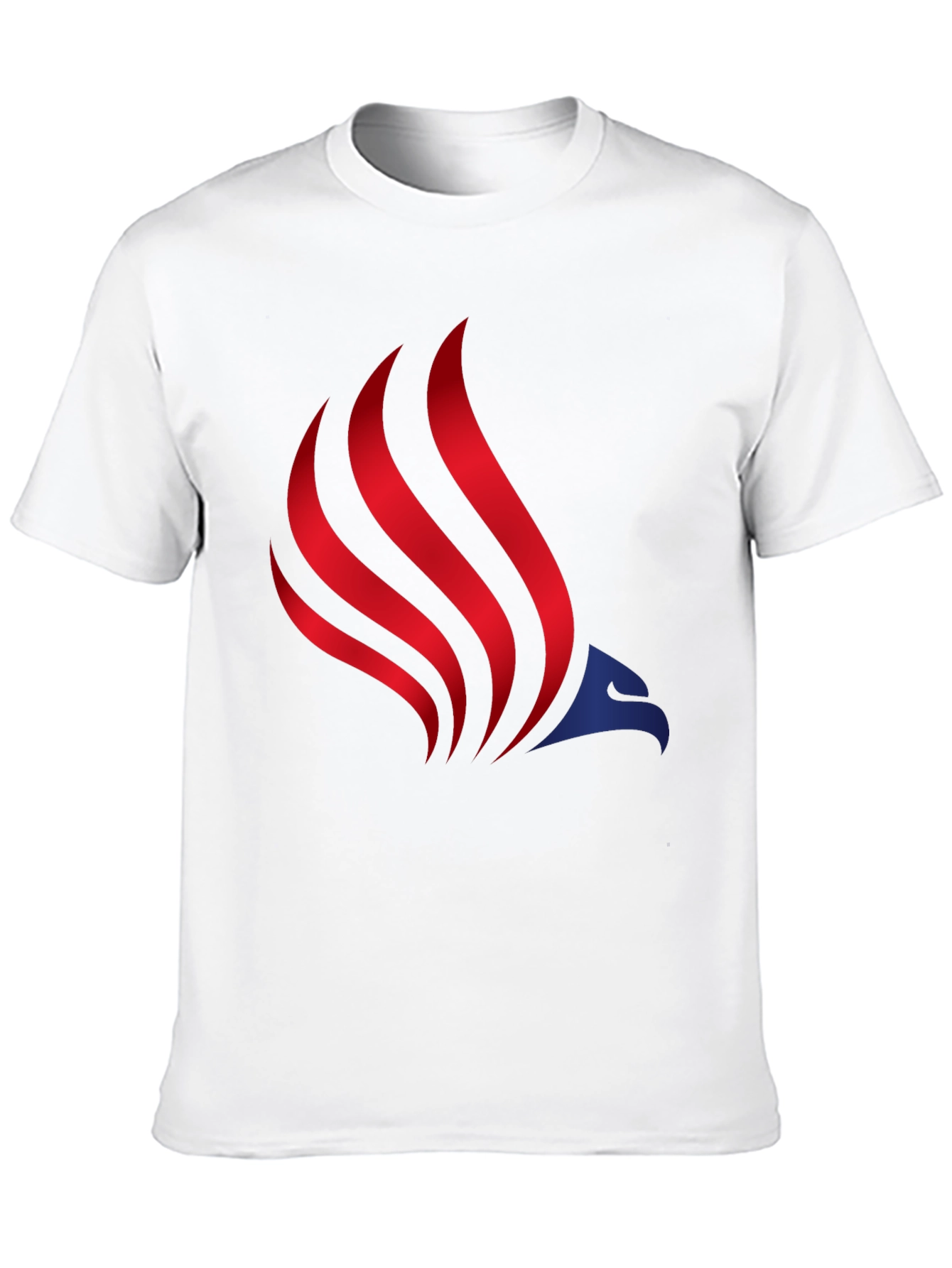 Patriotic Eagle Graphic Tee - Red White and Blue