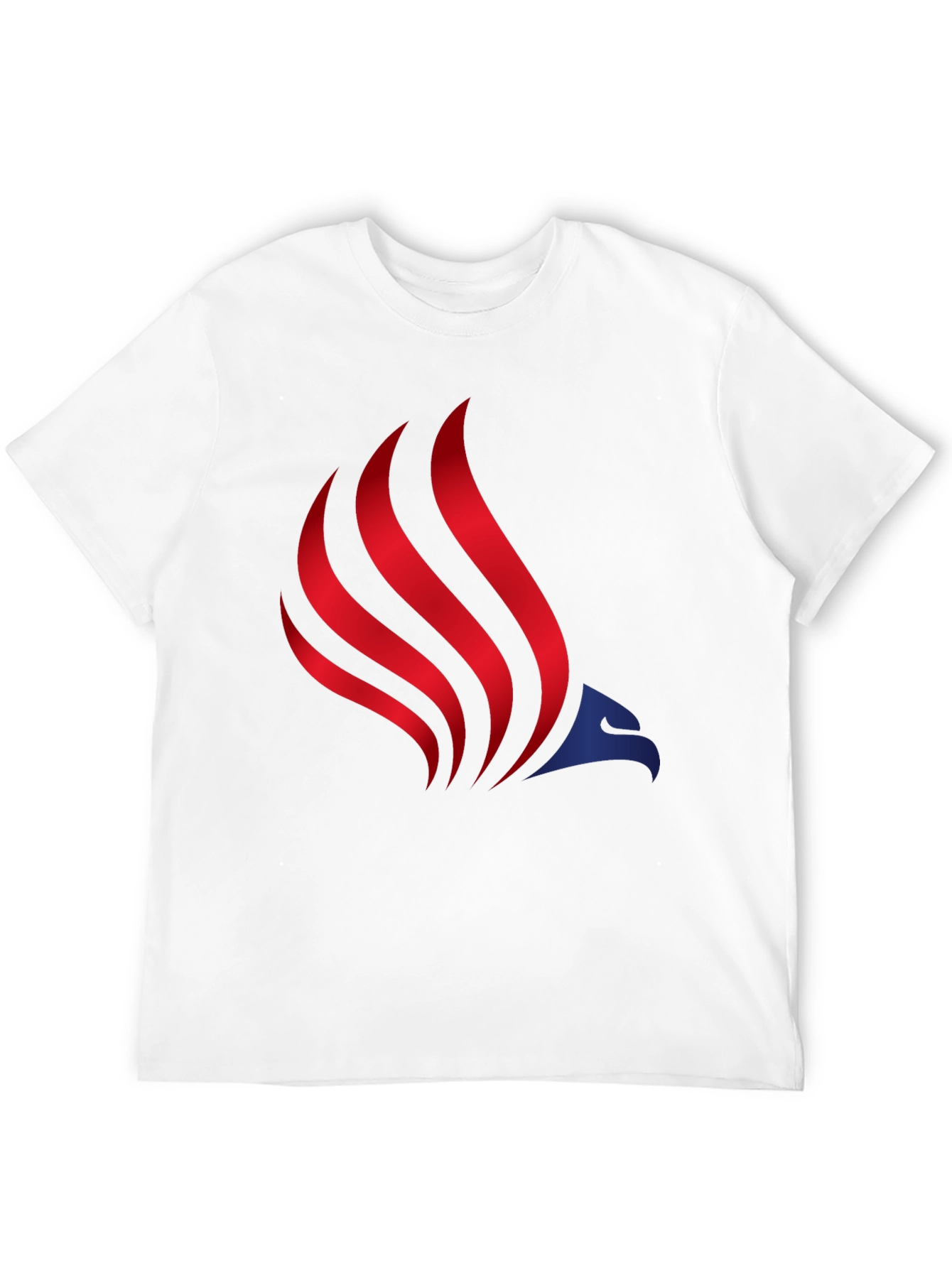 Patriotic Eagle Graphic Tee - Red White and Blue