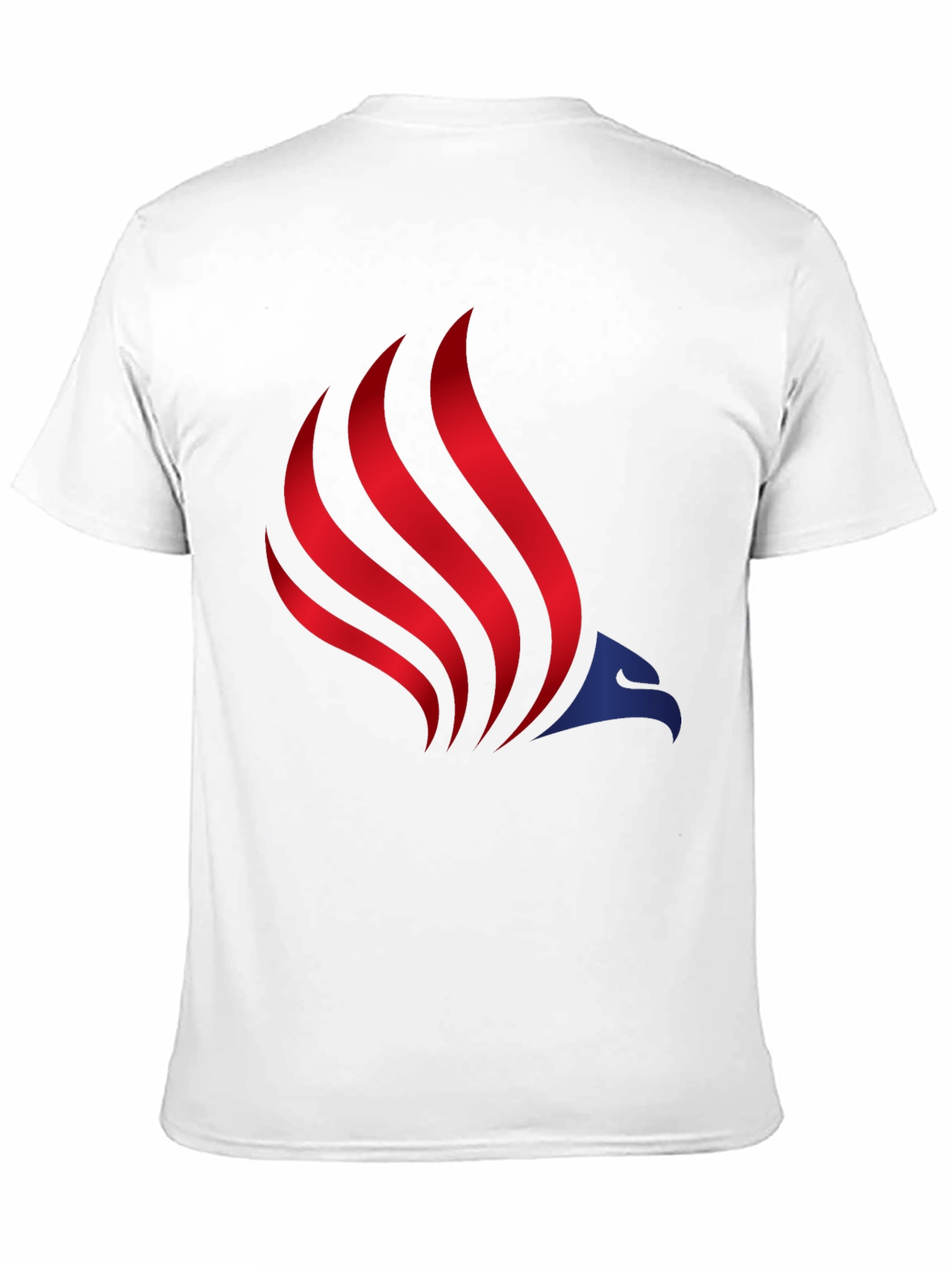 Patriotic Eagle Graphic Tee - Red White and Blue