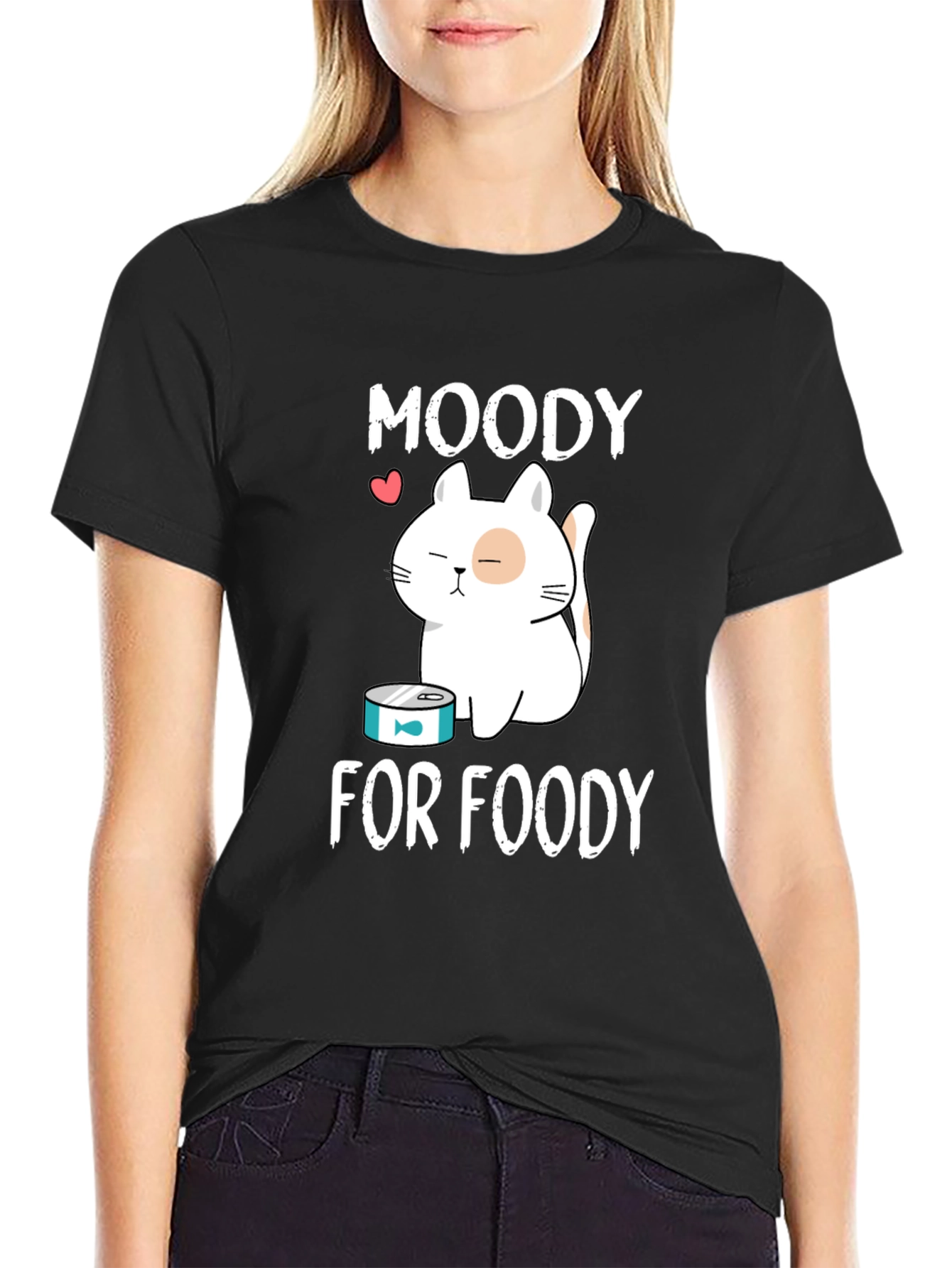 Moody for Foody T-Shirt - Cat Lover Tee