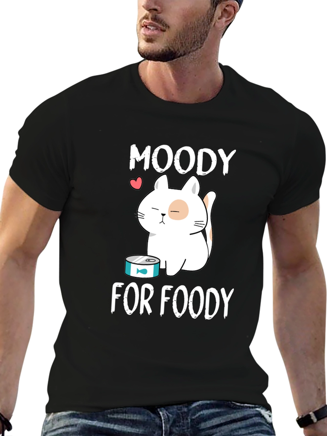 Moody for Foody T-Shirt - Cat Lover Tee