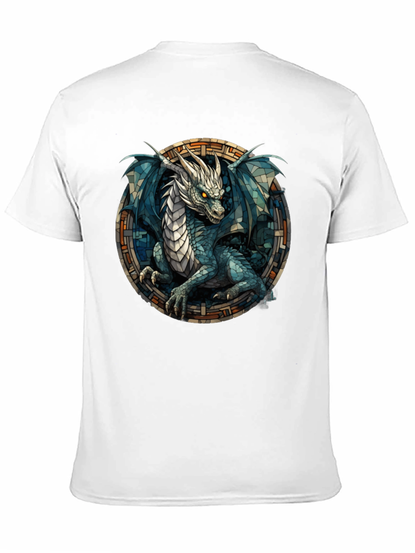 Dragon Stained Glass Graphic Tee