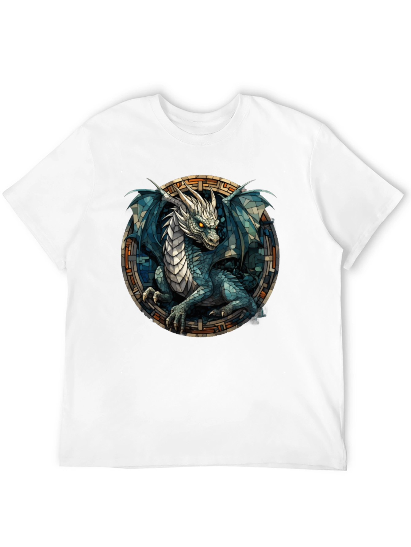 Dragon Stained Glass Graphic Tee