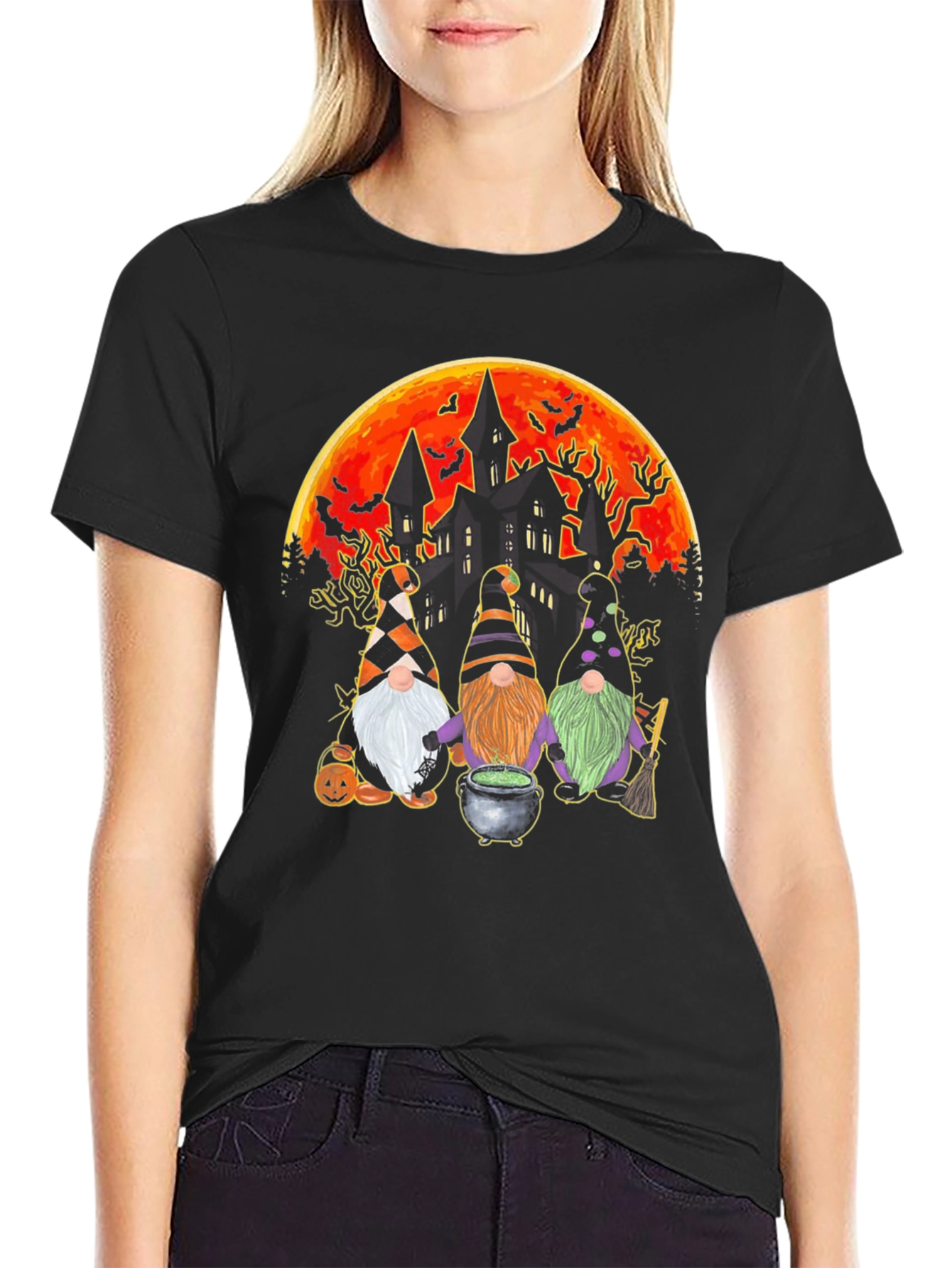 Halloween Gnomes T-Shirt: Spooky Fun!