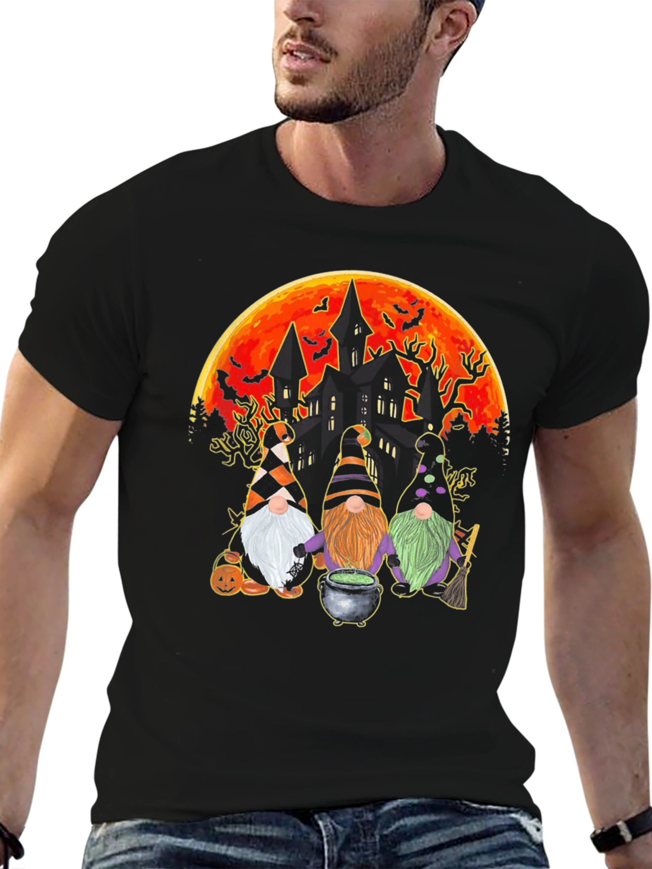 Halloween Gnomes T-Shirt: Spooky Fun!