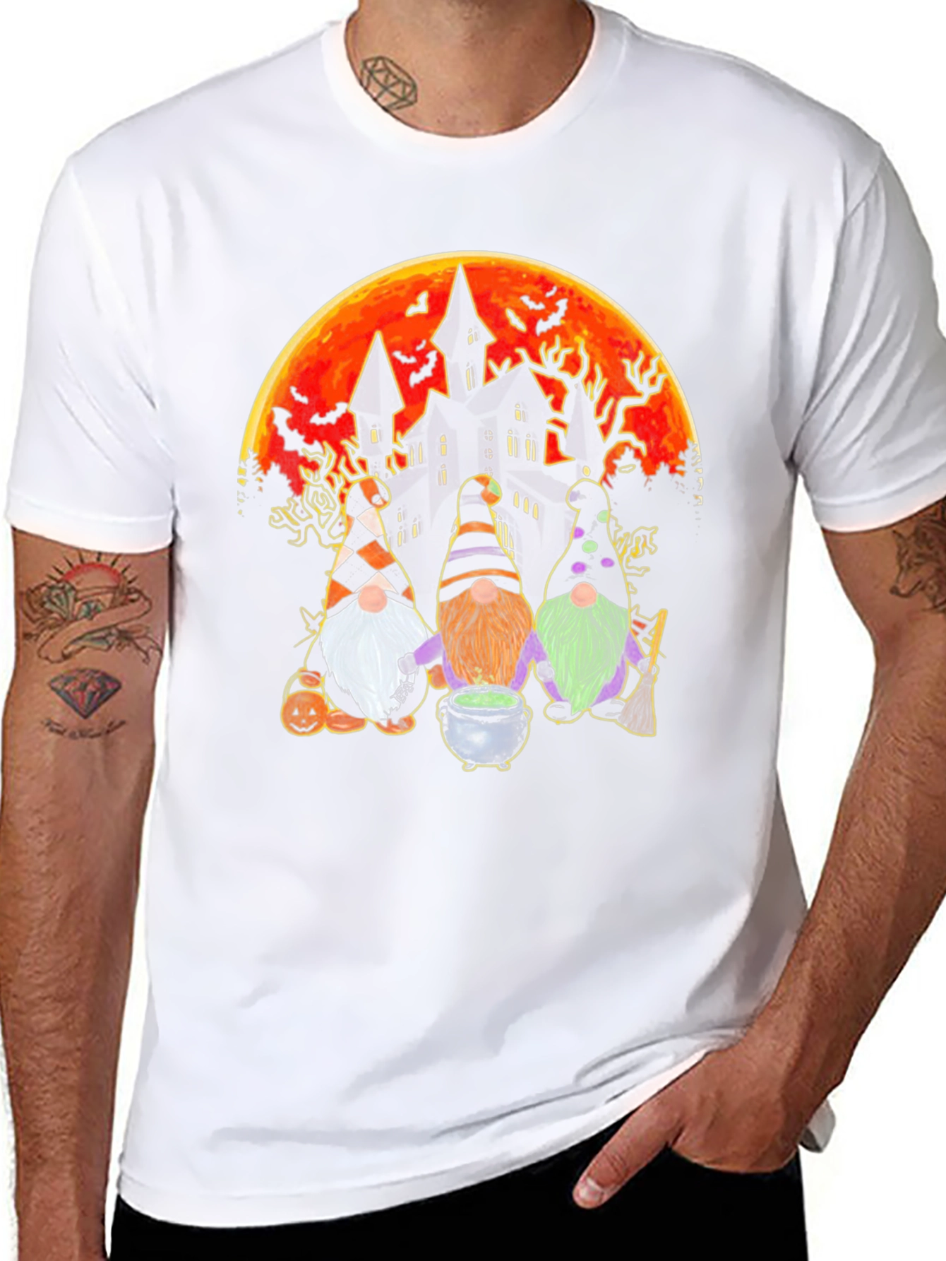 Halloween Gnomes T-Shirt: Spooky Fun!