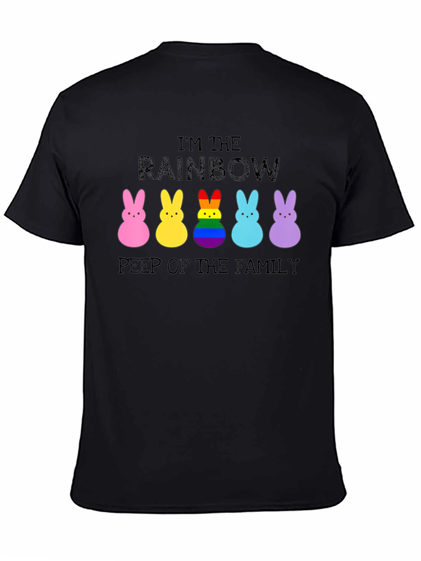 Rainbow Peep of the Family Easter T-Shirt