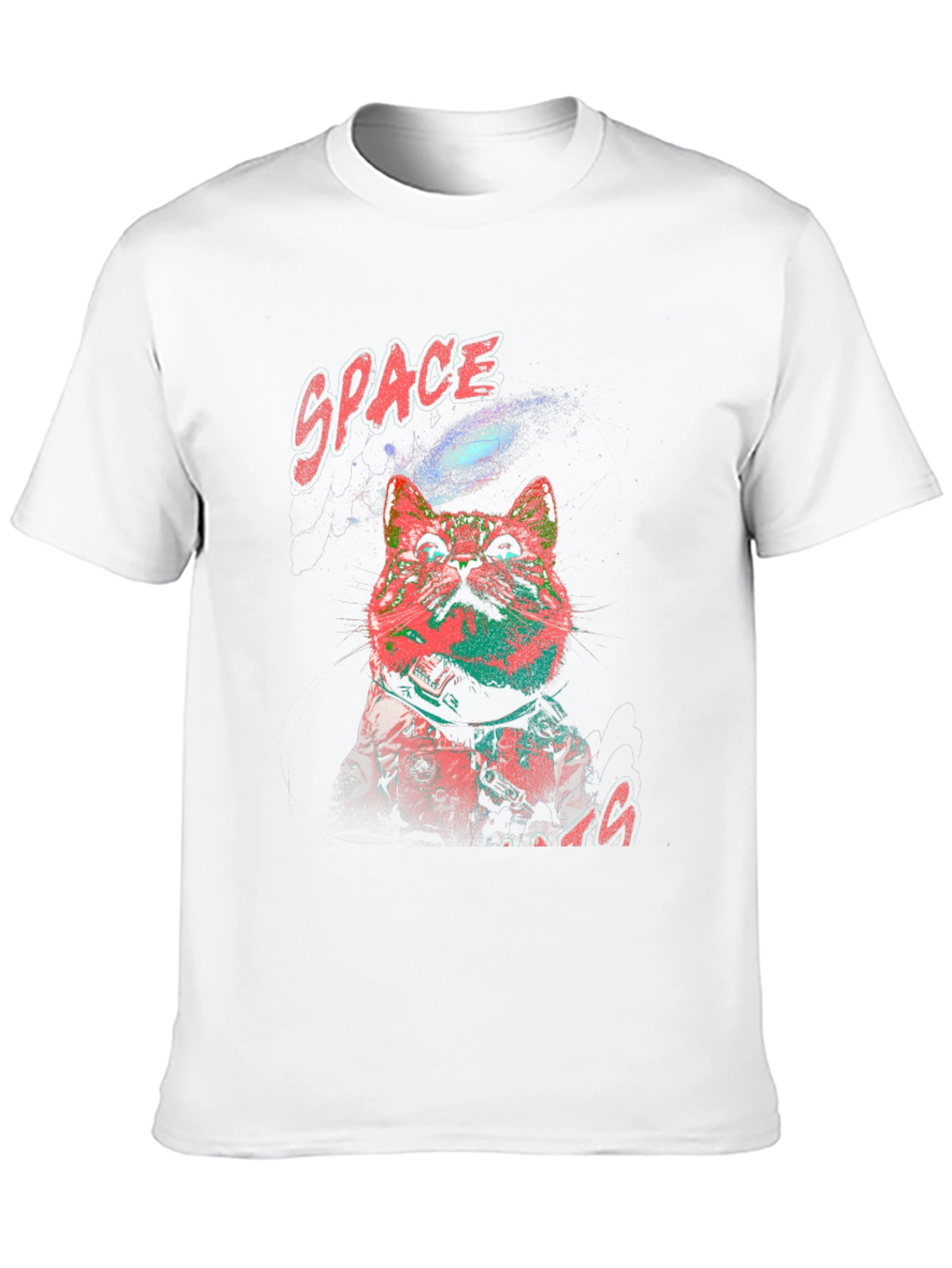 Space Cat Graphic T-Shirt