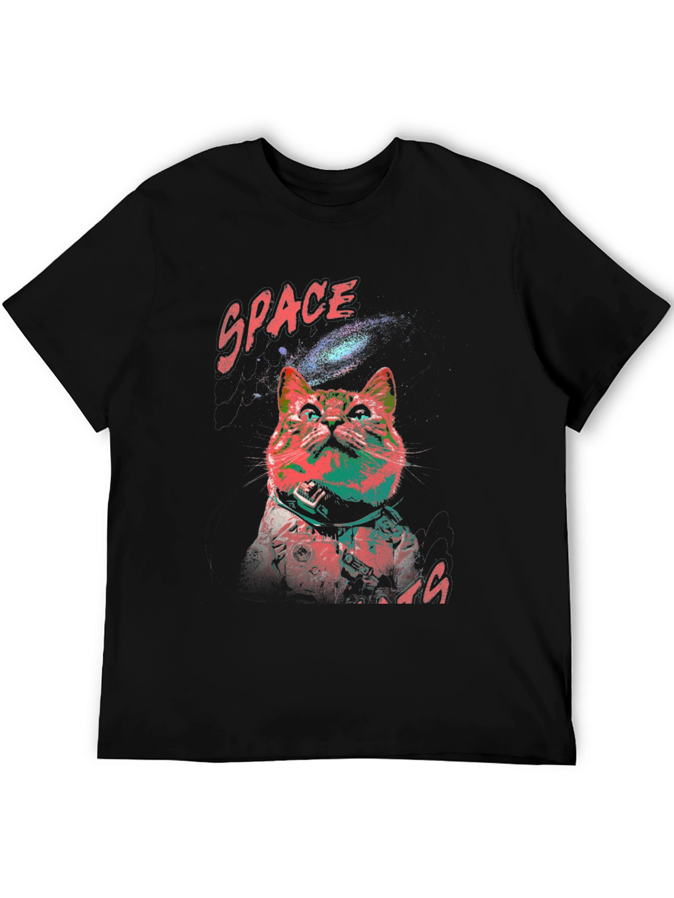 Space Cat Graphic T-Shirt
