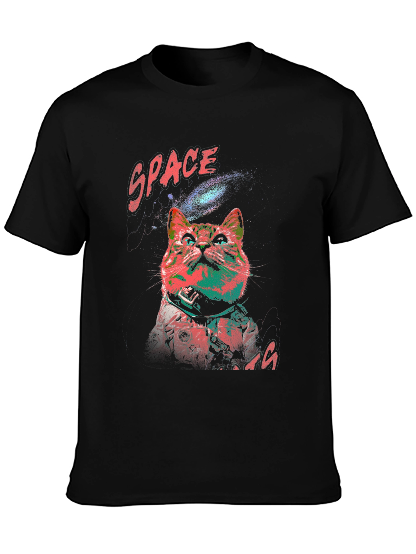 Space Cat Graphic T-Shirt