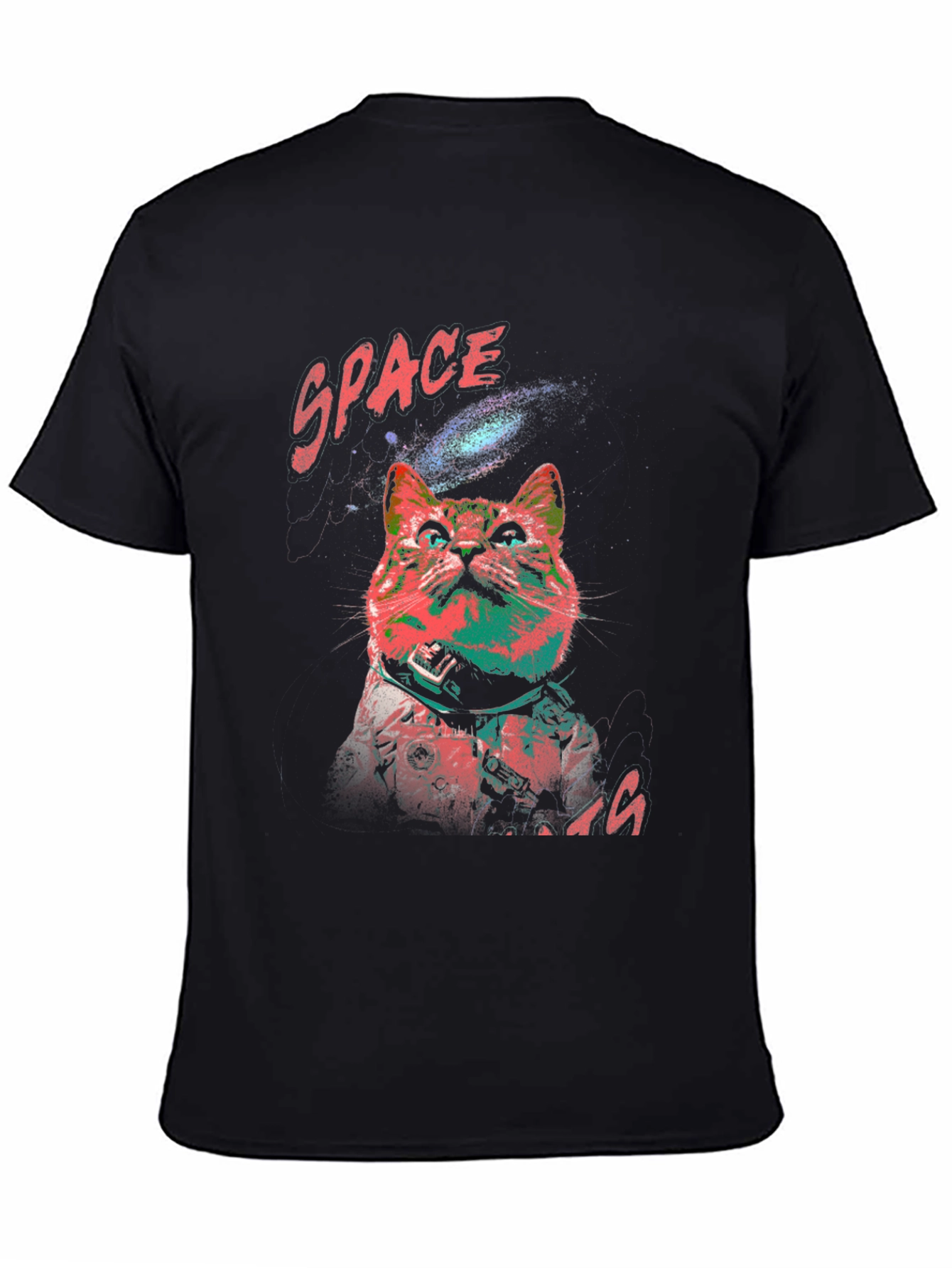 Space Cat Graphic T-Shirt