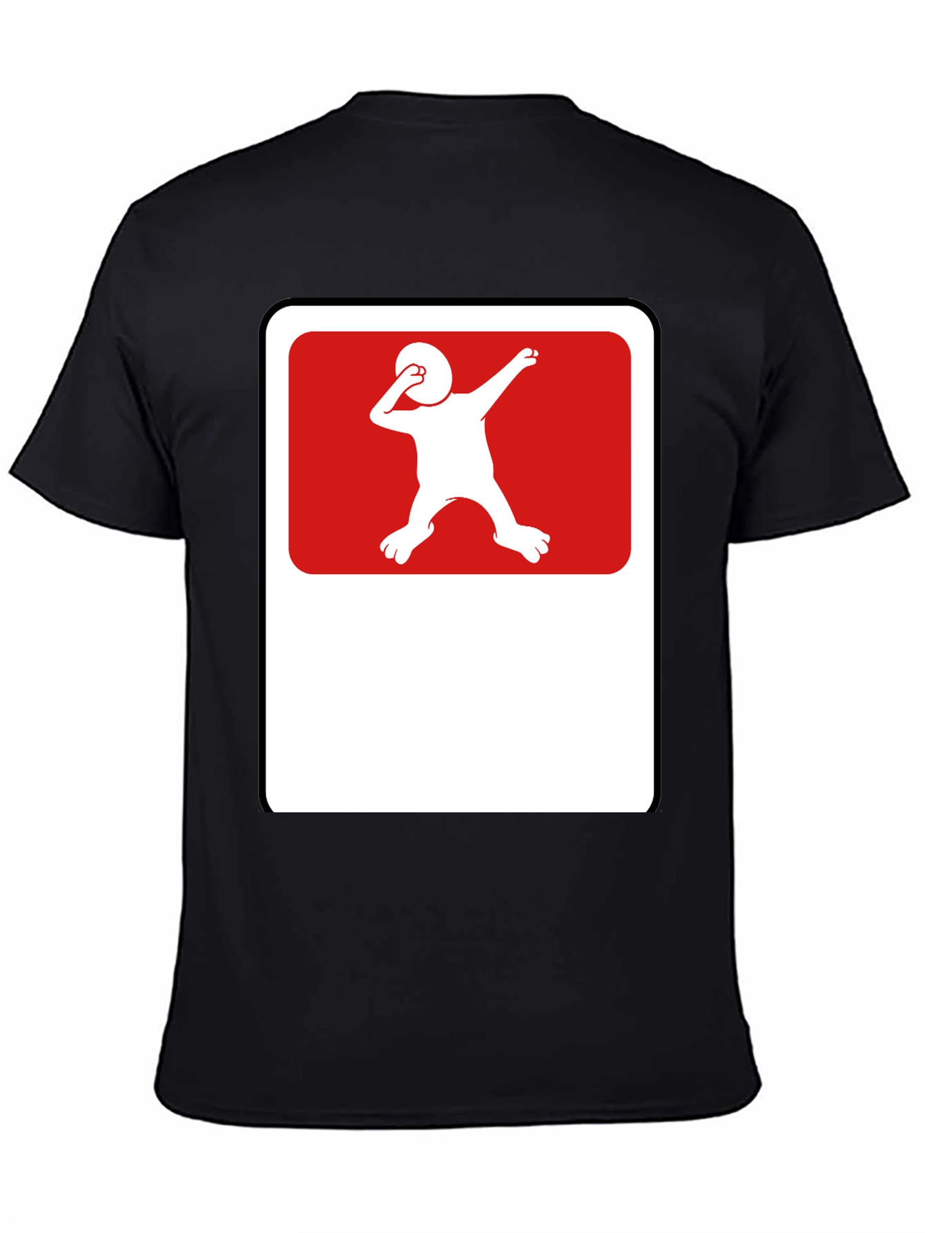 Funny Dabbing Silhouette Graphic T-Shirt