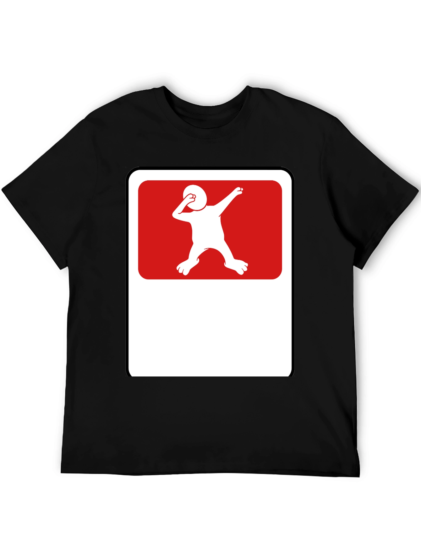 Funny Dabbing Silhouette Graphic T-Shirt
