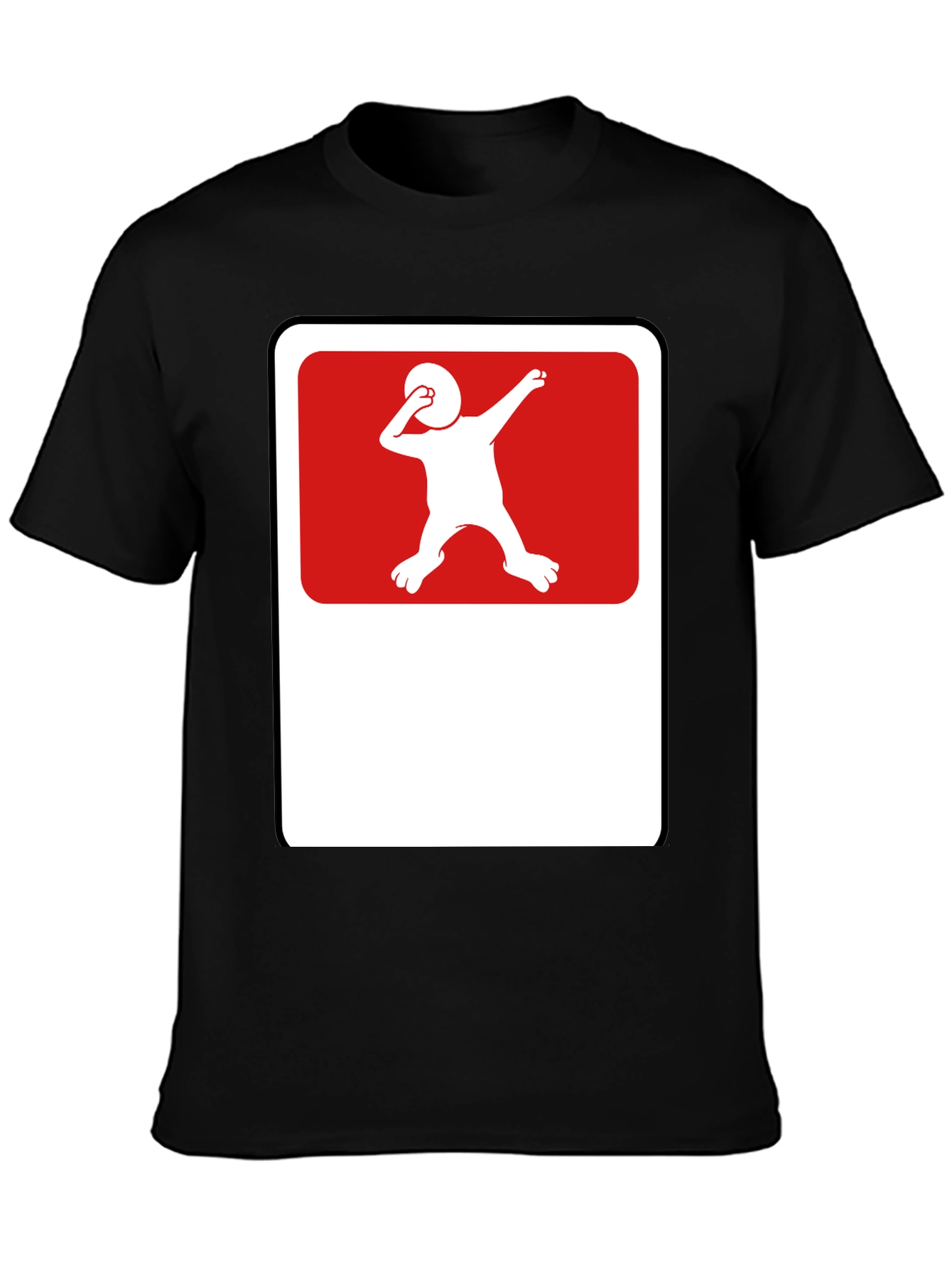 Funny Dabbing Silhouette Graphic T-Shirt