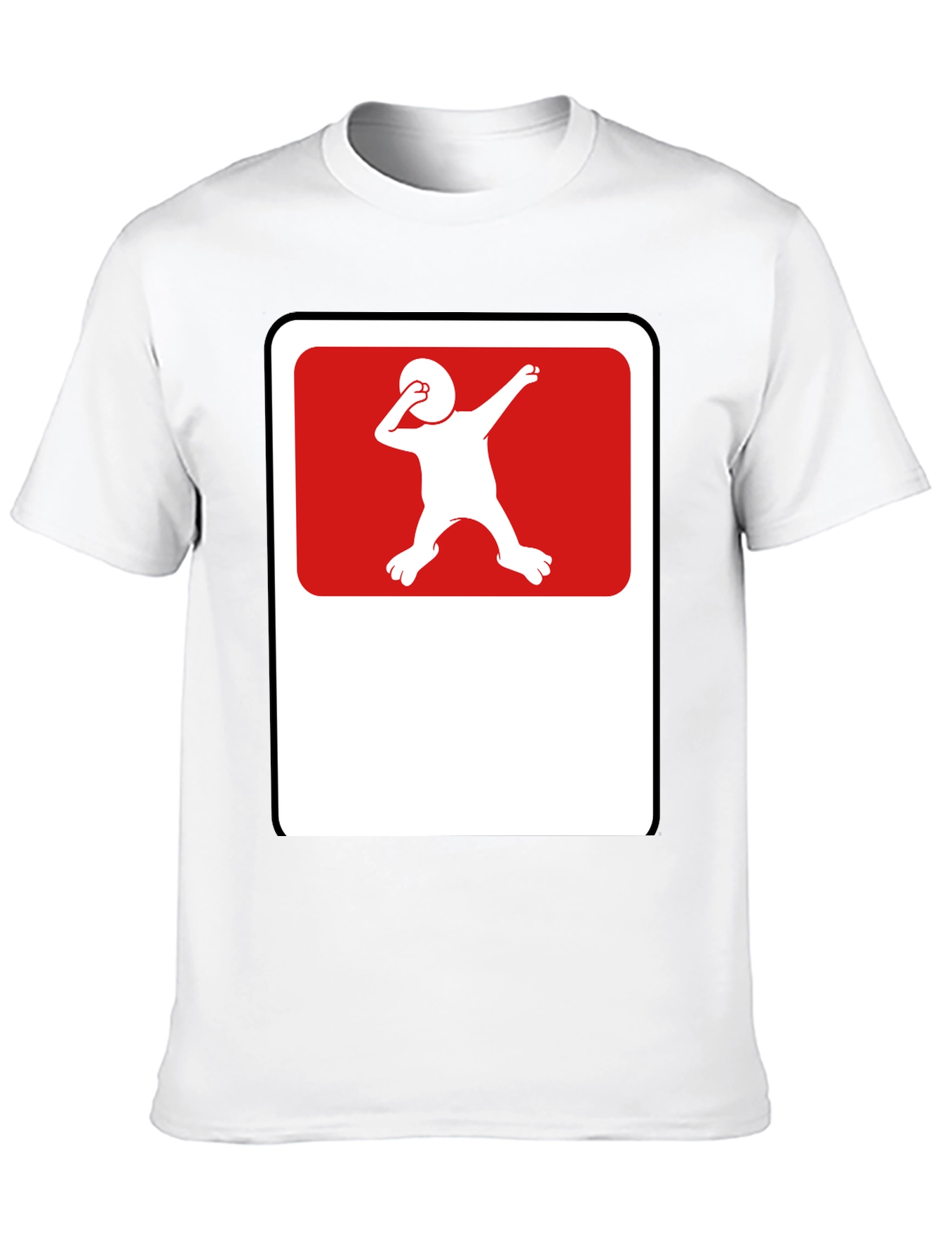 Funny Dabbing Silhouette Graphic T-Shirt