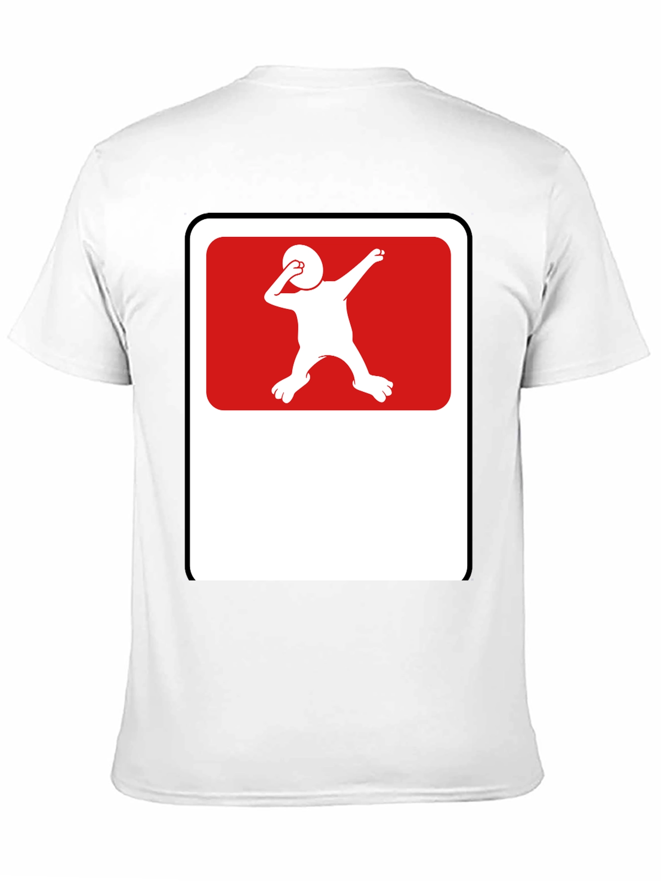 Funny Dabbing Silhouette Graphic T-Shirt