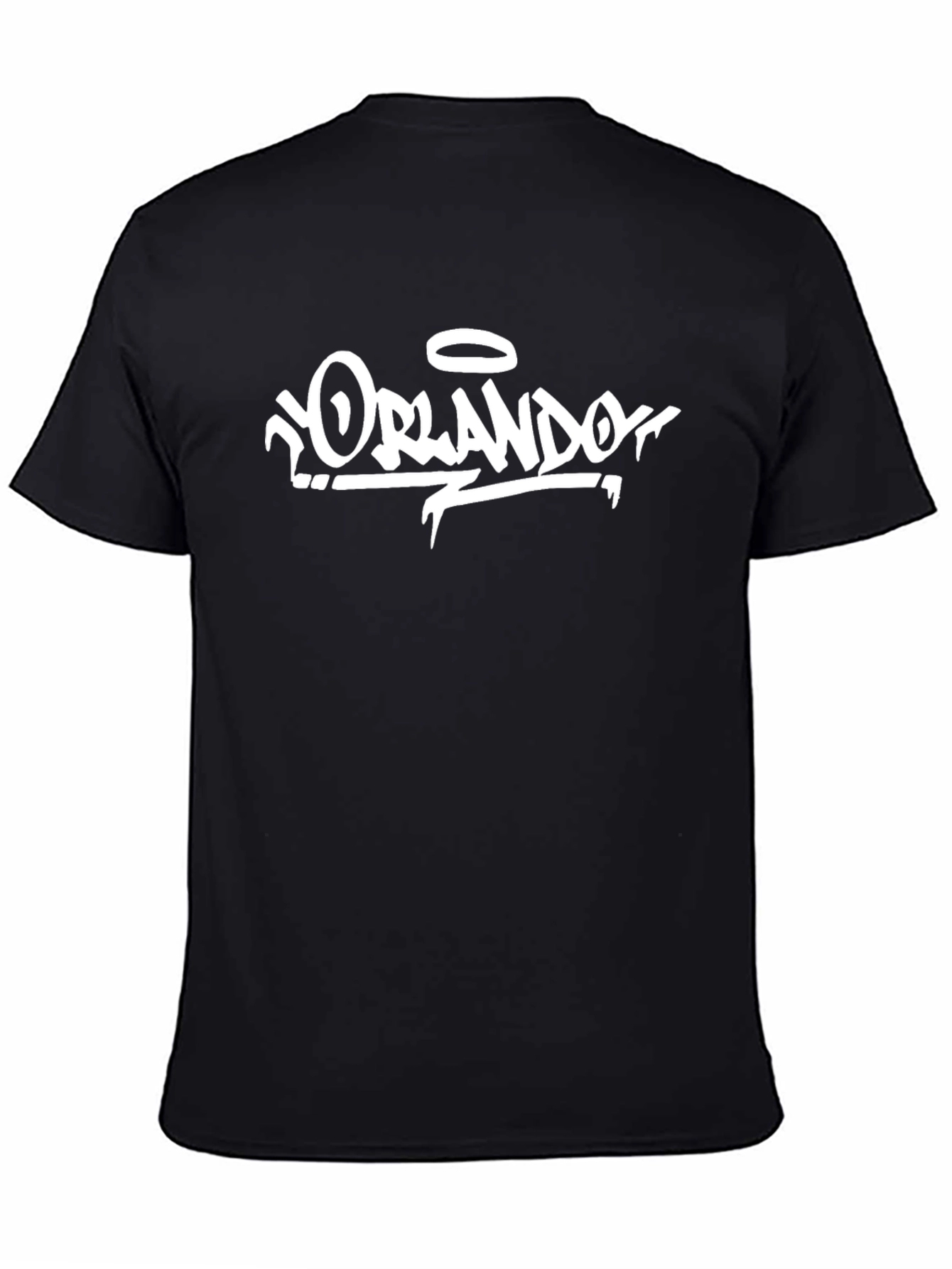 Orlando Graphic Tee - Urban Style Black T-Shirt