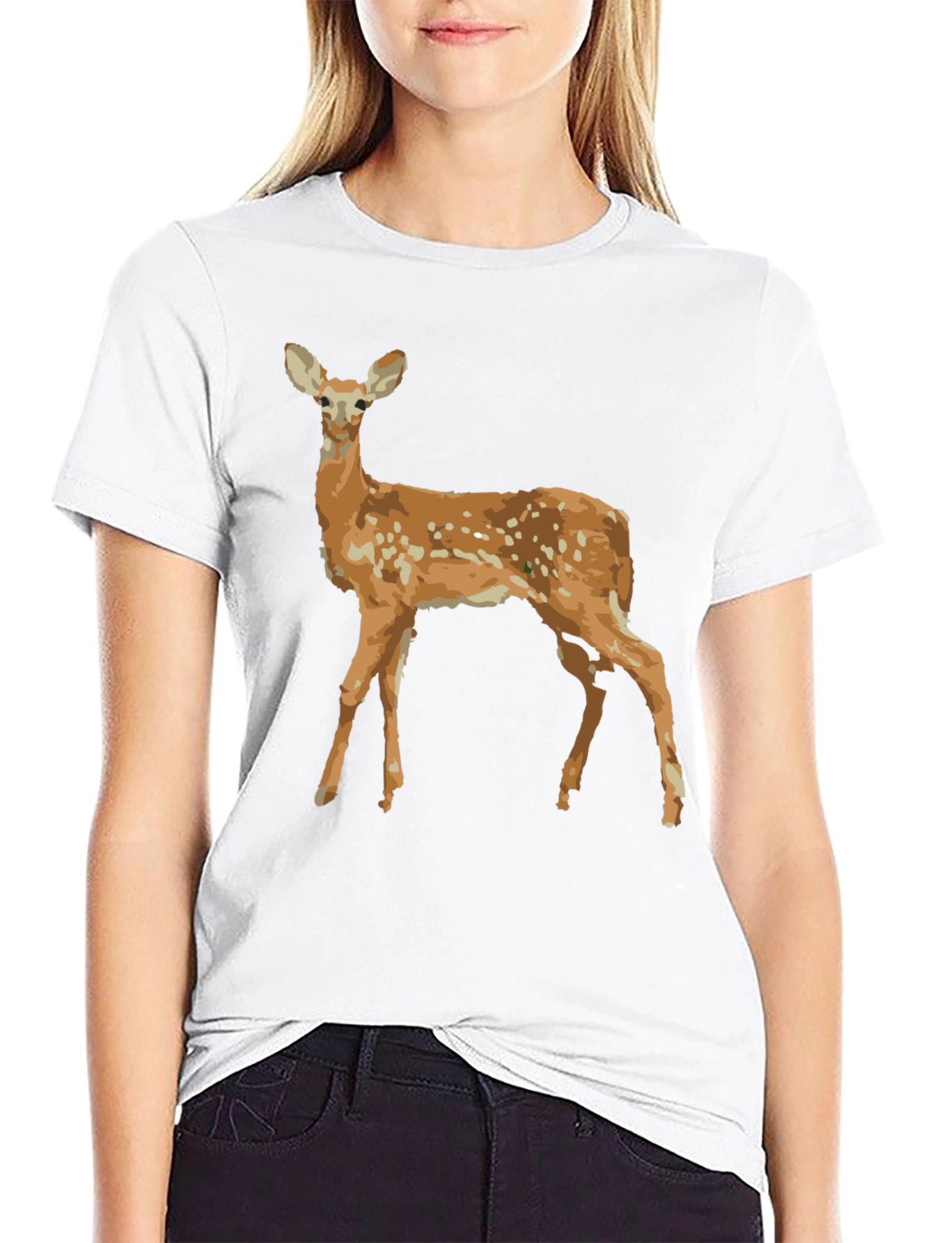 Deer Graphic Tee - Nature Inspired T-Shirt