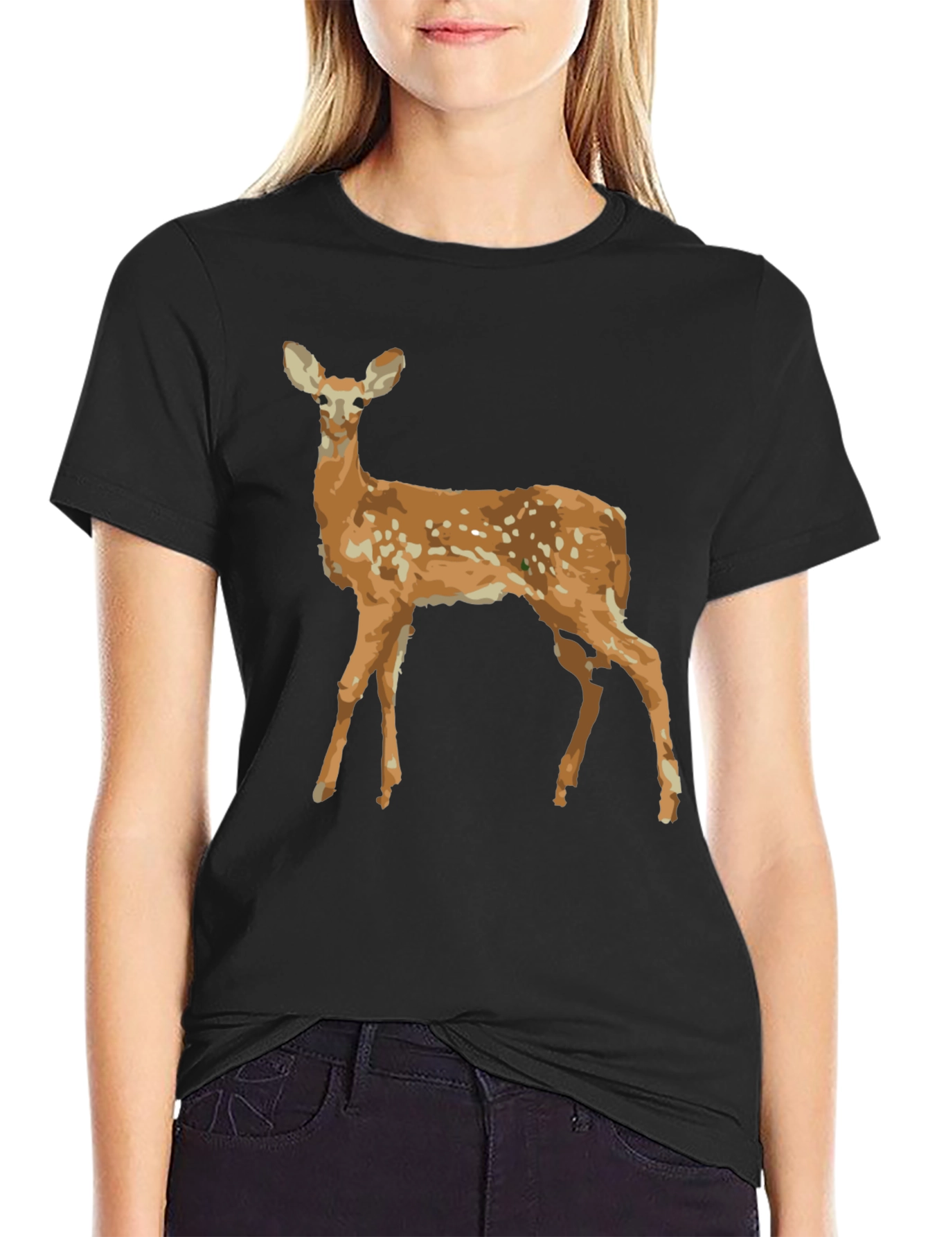 Deer Graphic Tee - Nature Inspired T-Shirt