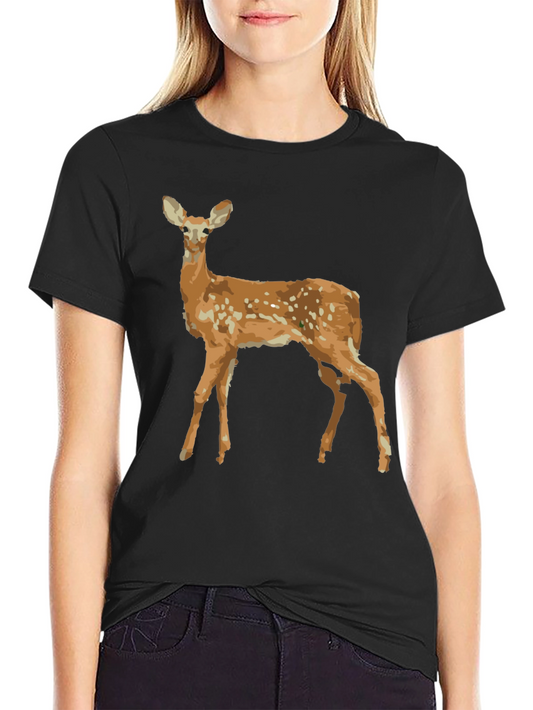 Deer Graphic Tee - Nature Inspired T-Shirt