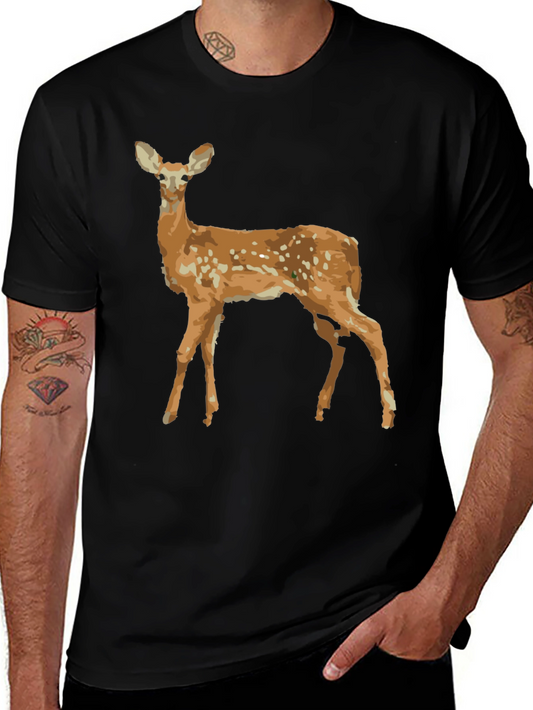 Deer Graphic Tee - Nature Inspired T-Shirt