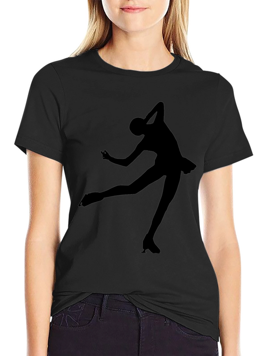 Figure Skating Silhouette T-Shirt