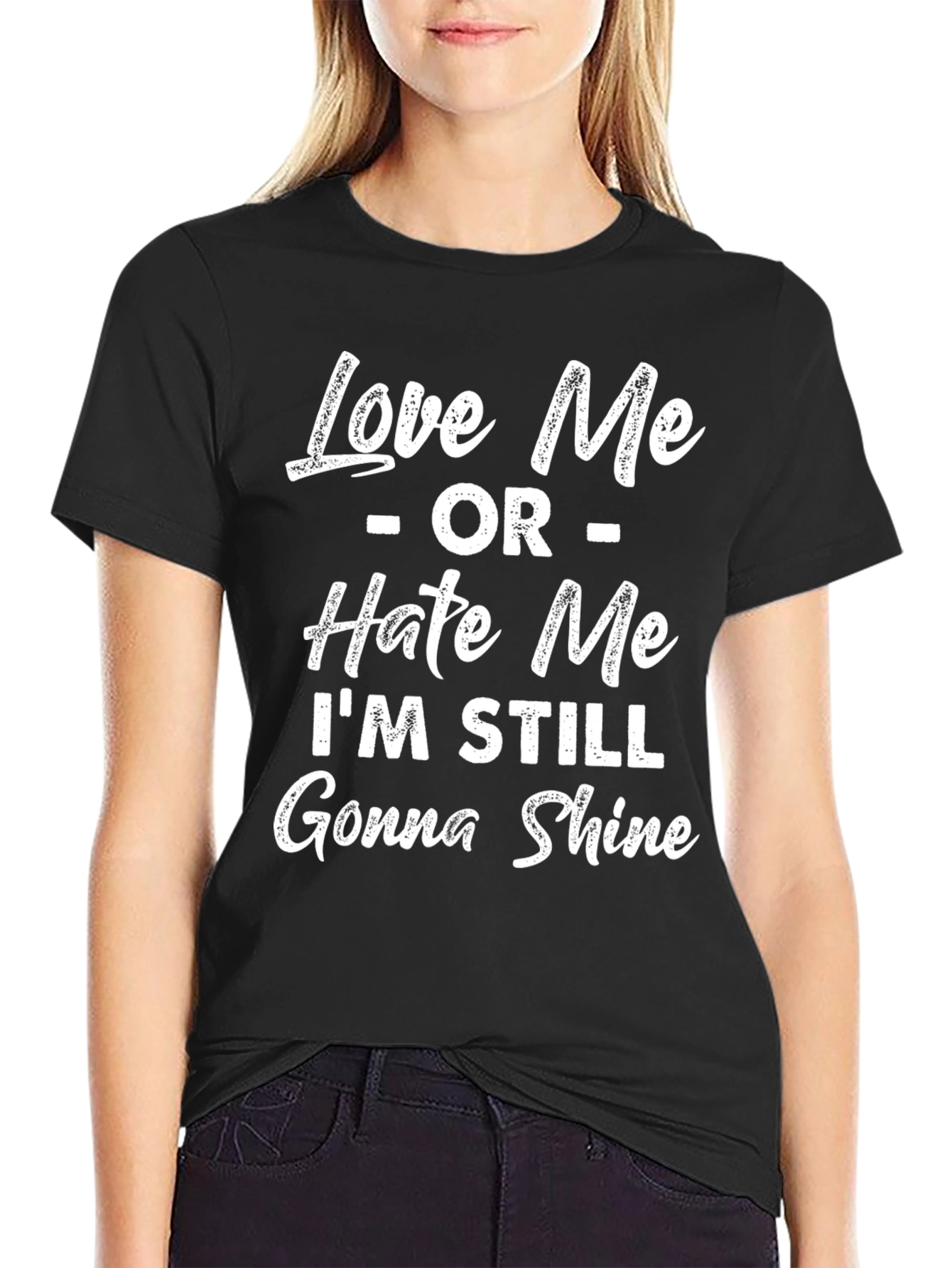 Love Me or Hate Me Mens Graphic T-Shirt