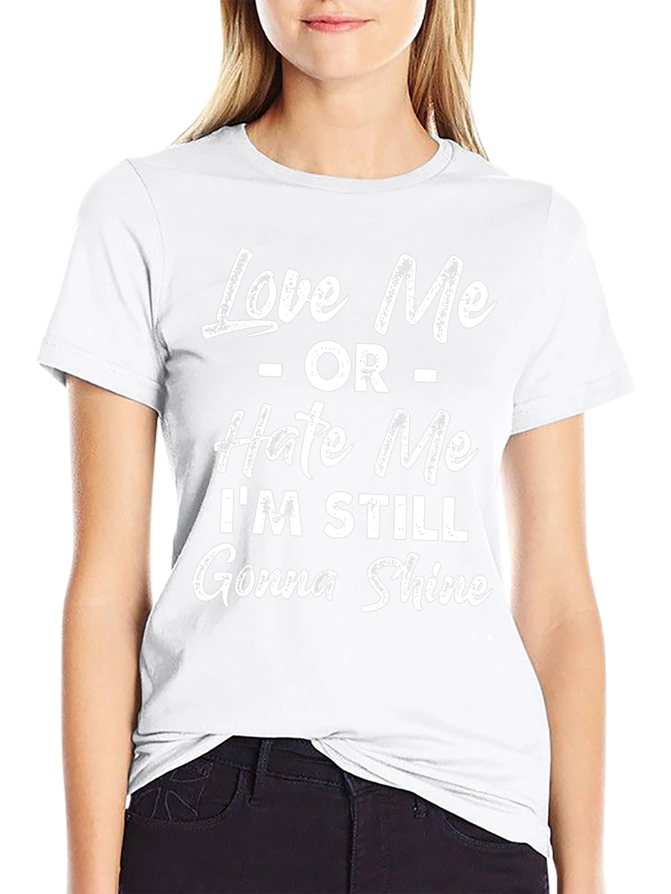 Love Me or Hate Me Mens Graphic T-Shirt