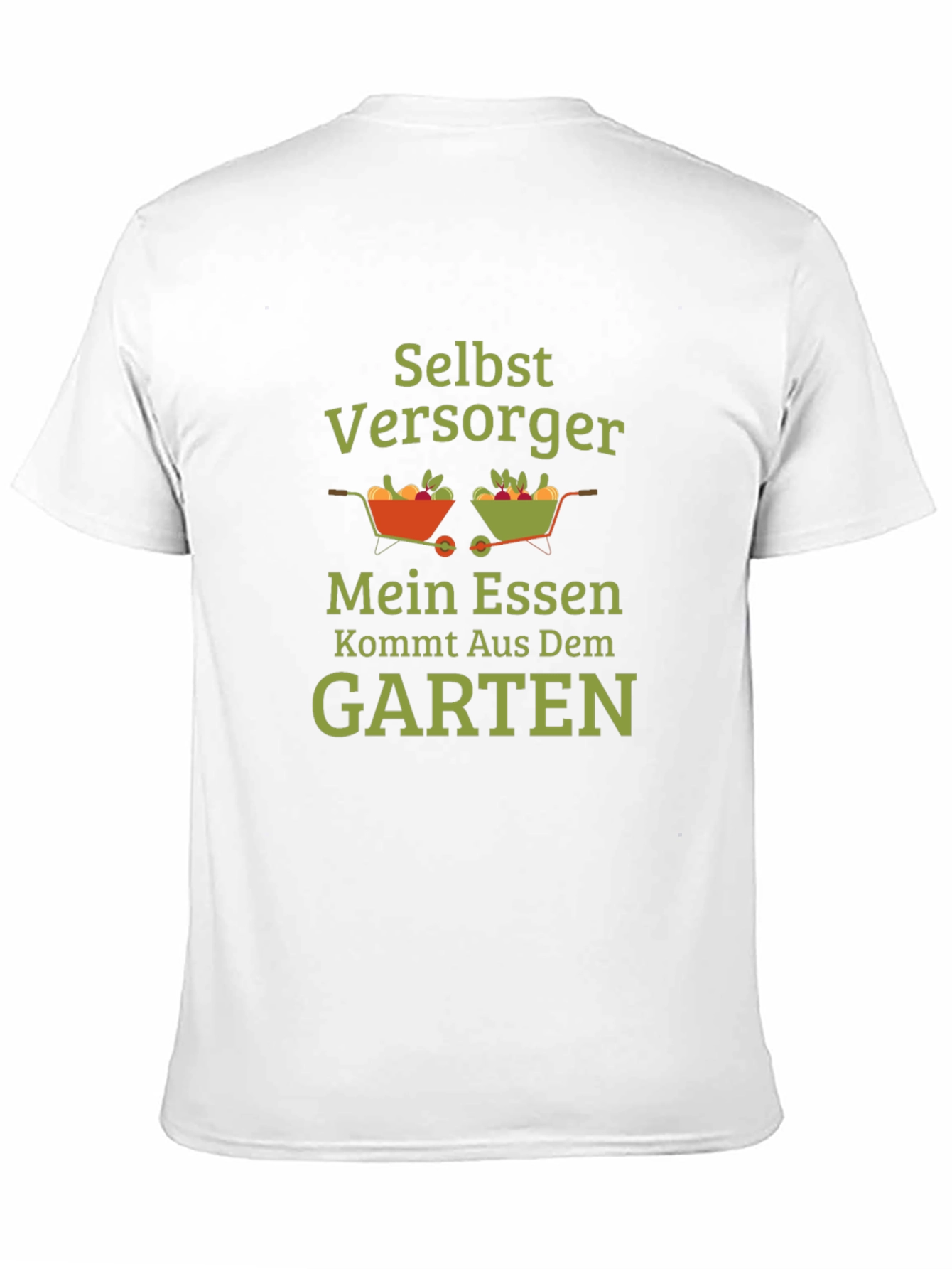 Selbstversorger Mein Essen Kommt Aus Dem Garten T-Shirt