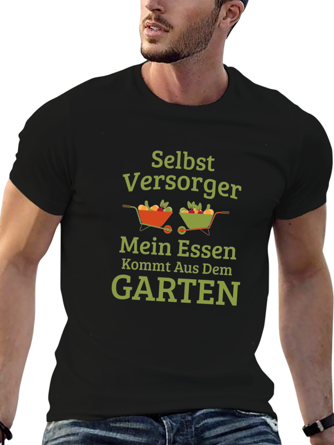 Selbstversorger Mein Essen Kommt Aus Dem Garten T-Shirt