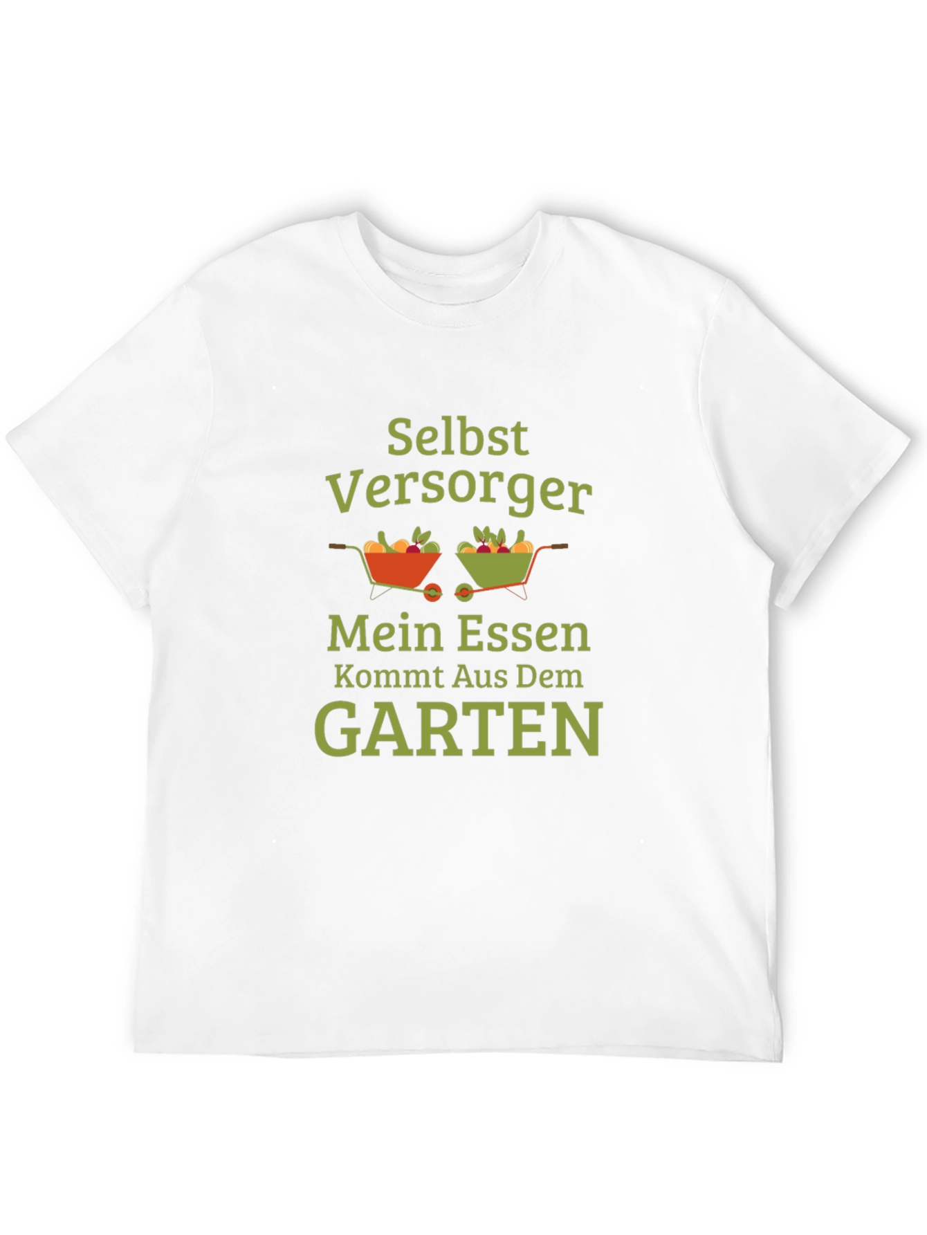 Selbstversorger Mein Essen Kommt Aus Dem Garten T-Shirt