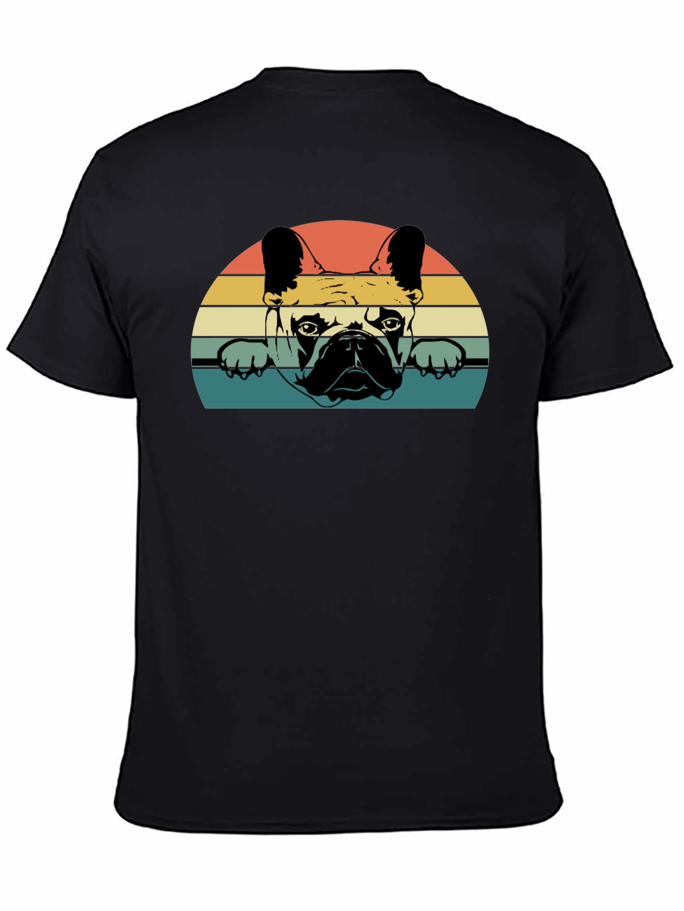 Retro French Bulldog Graphic T-Shirt